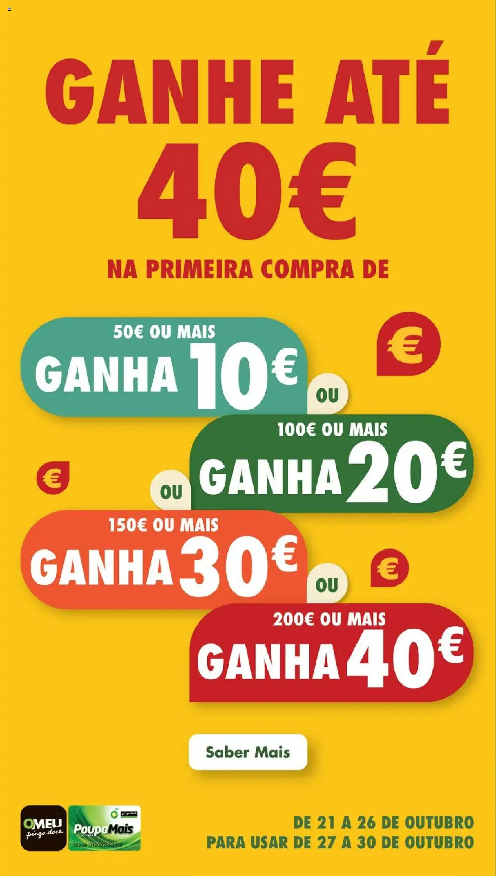 Pingo Doce folheto - folheto válido a partir de 21/10/2025 página 2 de 62 Pingo Doce folheto - folheto válido a partir de 21/10/2025 página 2 de 62