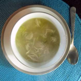 Recipe preview Homemade English Cock-a-leekie chicken soup recipe