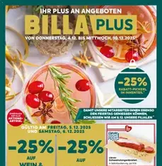 Billa Plus Flugblatt - Prospekt Vorschau gültig ab 04.12.2025