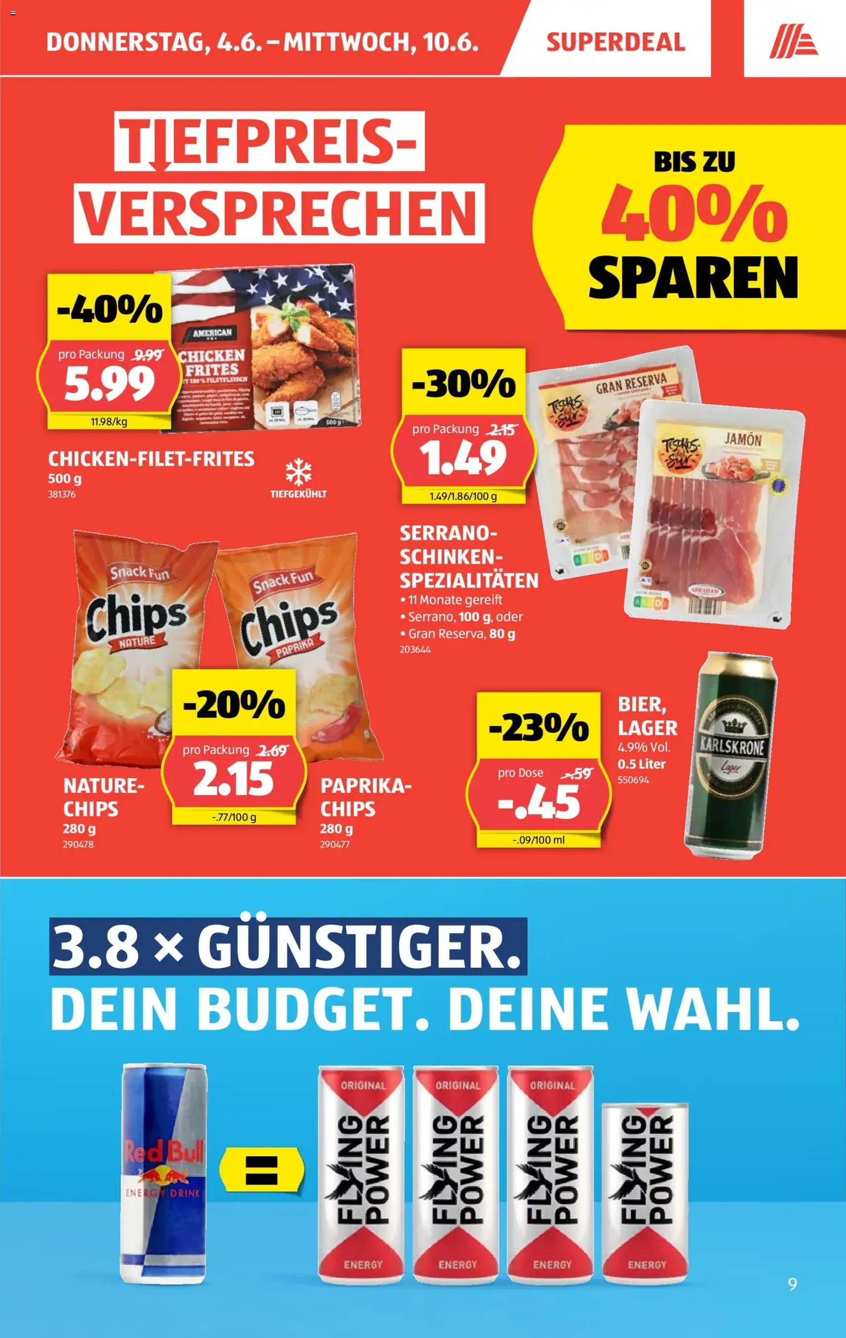 Aldi aktionen - Gültiger Prospekt ab 04.06.2026, Seite 9 von insgesamt 39