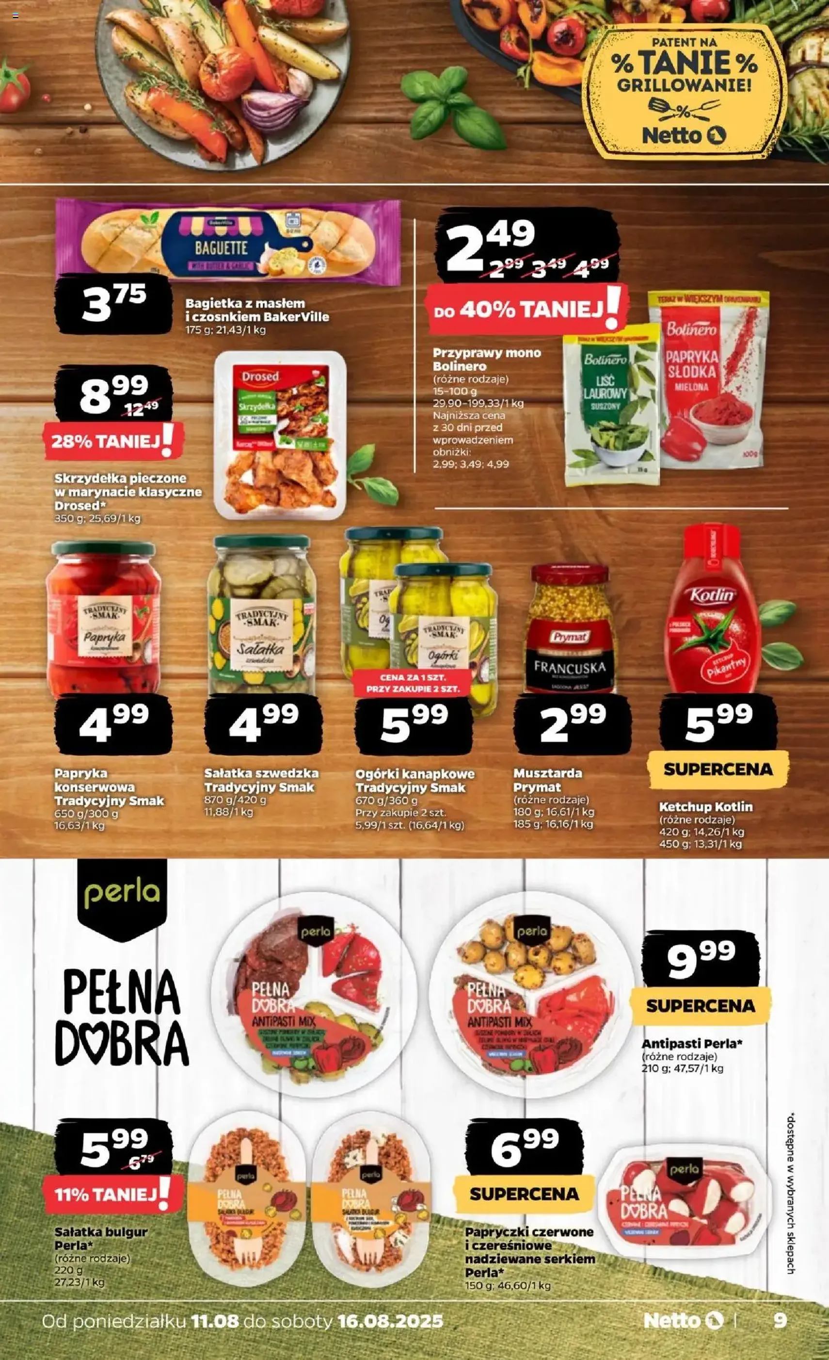 Netto gazetka - Spożywcza - ważny gazetka od 11.08.2025 strona 9 z 29 Netto gazetka - Spożywcza - ważny gazetka od 11.08.2025 strona 9 z 29