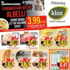 Klas leták - náhľad letáku platný od 26.01.2026