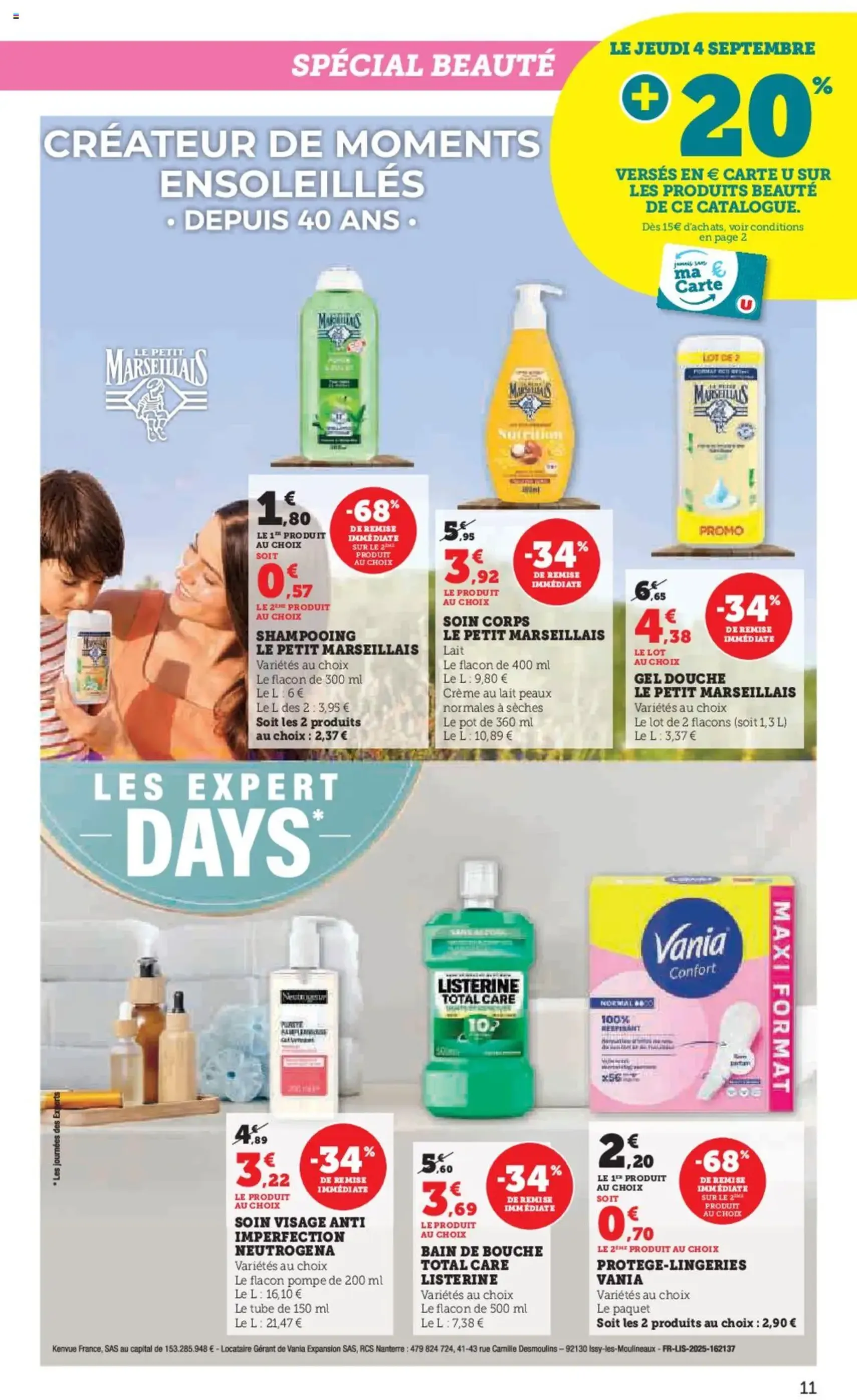 Super U catalogue - brochure valable à partir du 02/09/2025, page 11 sur 52 Super U catalogue - brochure valable à partir du 02/09/2025, page 11 sur 52
