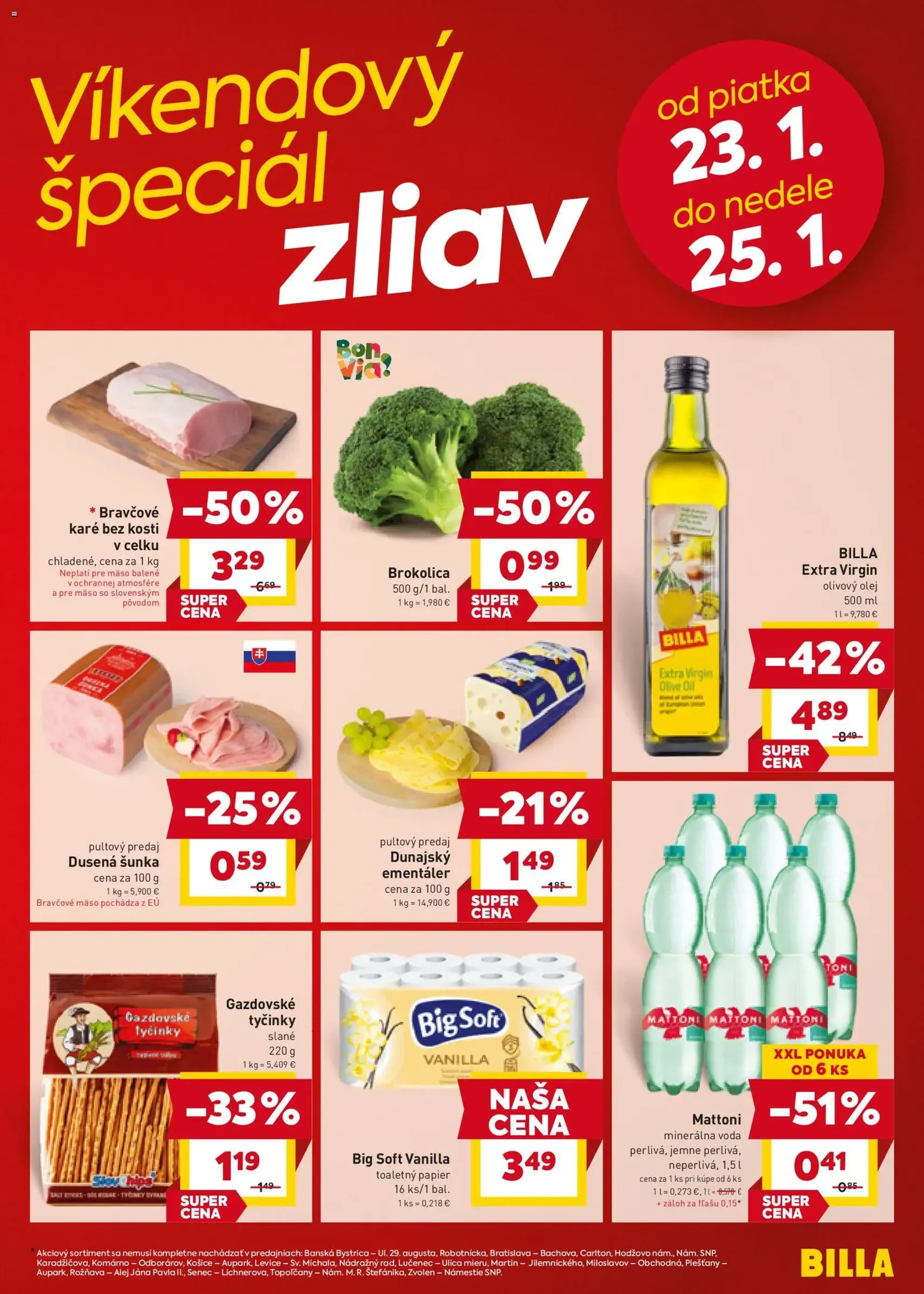 Billa leták - platný leták od 21.01.2026 strana 23 z 24