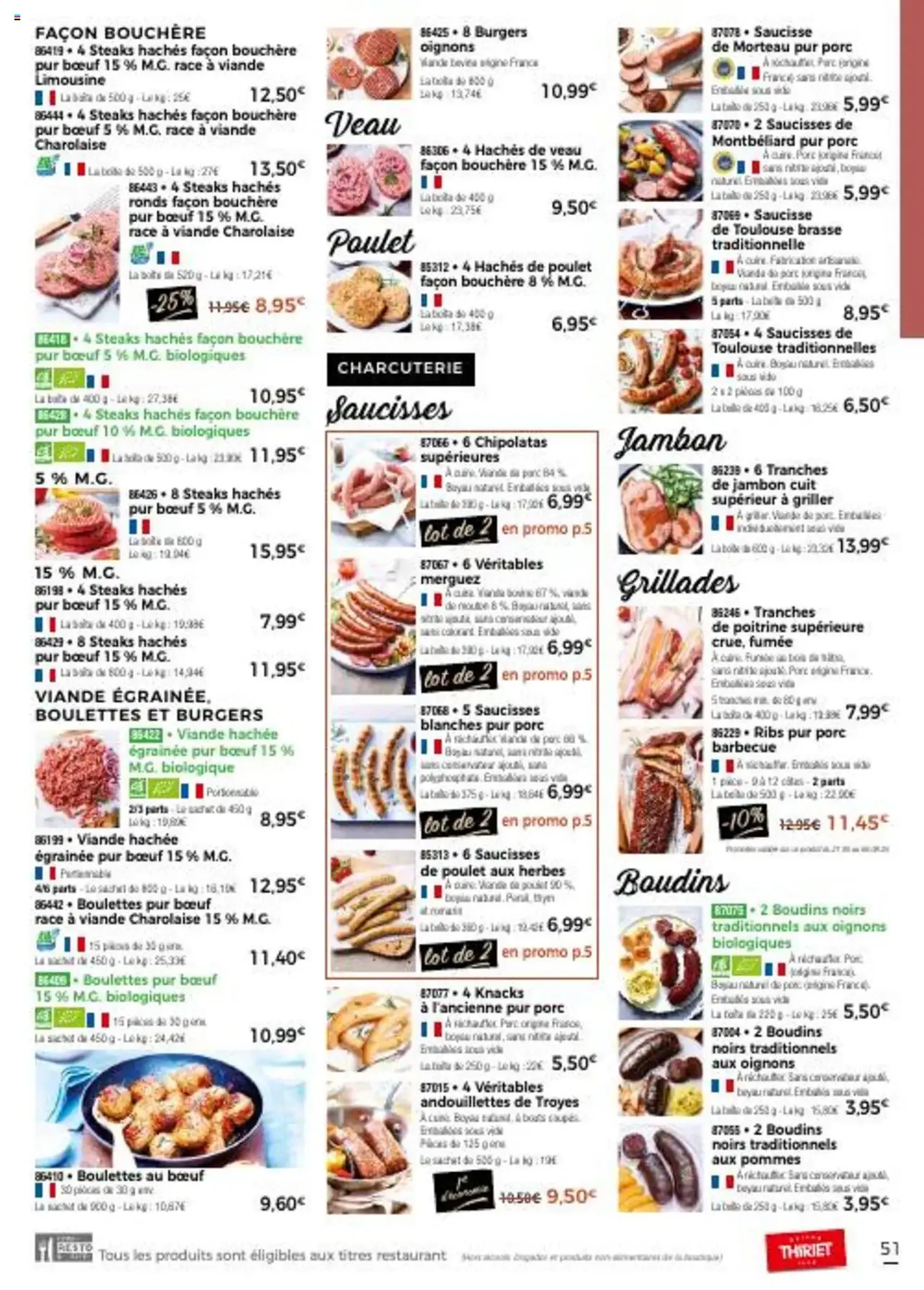 Thiriet catalogue livraison à domicile - brochure valable à partir du 11/07/2025, page 51 sur 80 Thiriet catalogue livraison à domicile - brochure valable à partir du 11/07/2025, page 51 sur 80