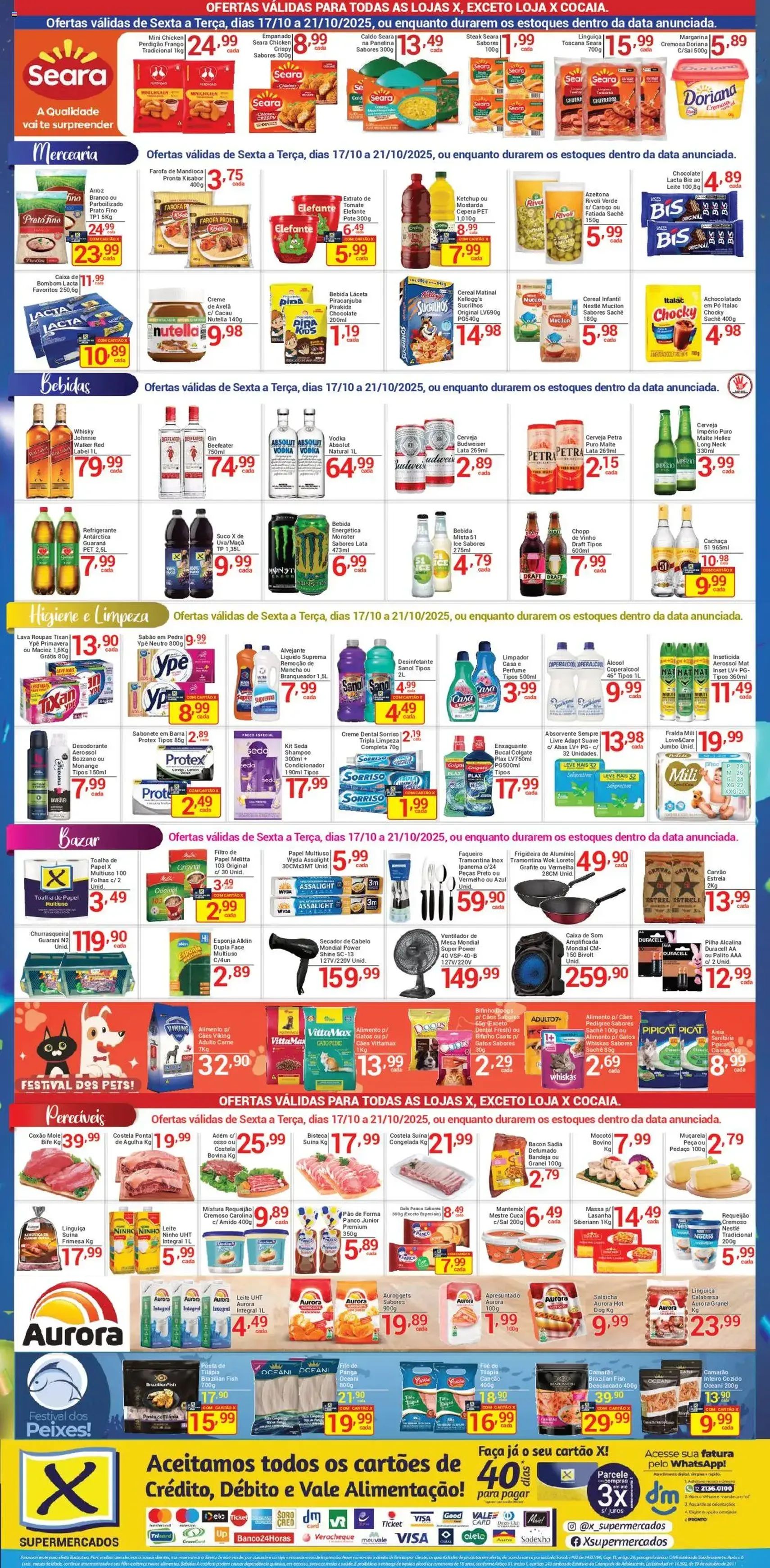 X Supermercados - Ofertas da semana - folheto válido a partir de 17/10/2025 página 2 de 2