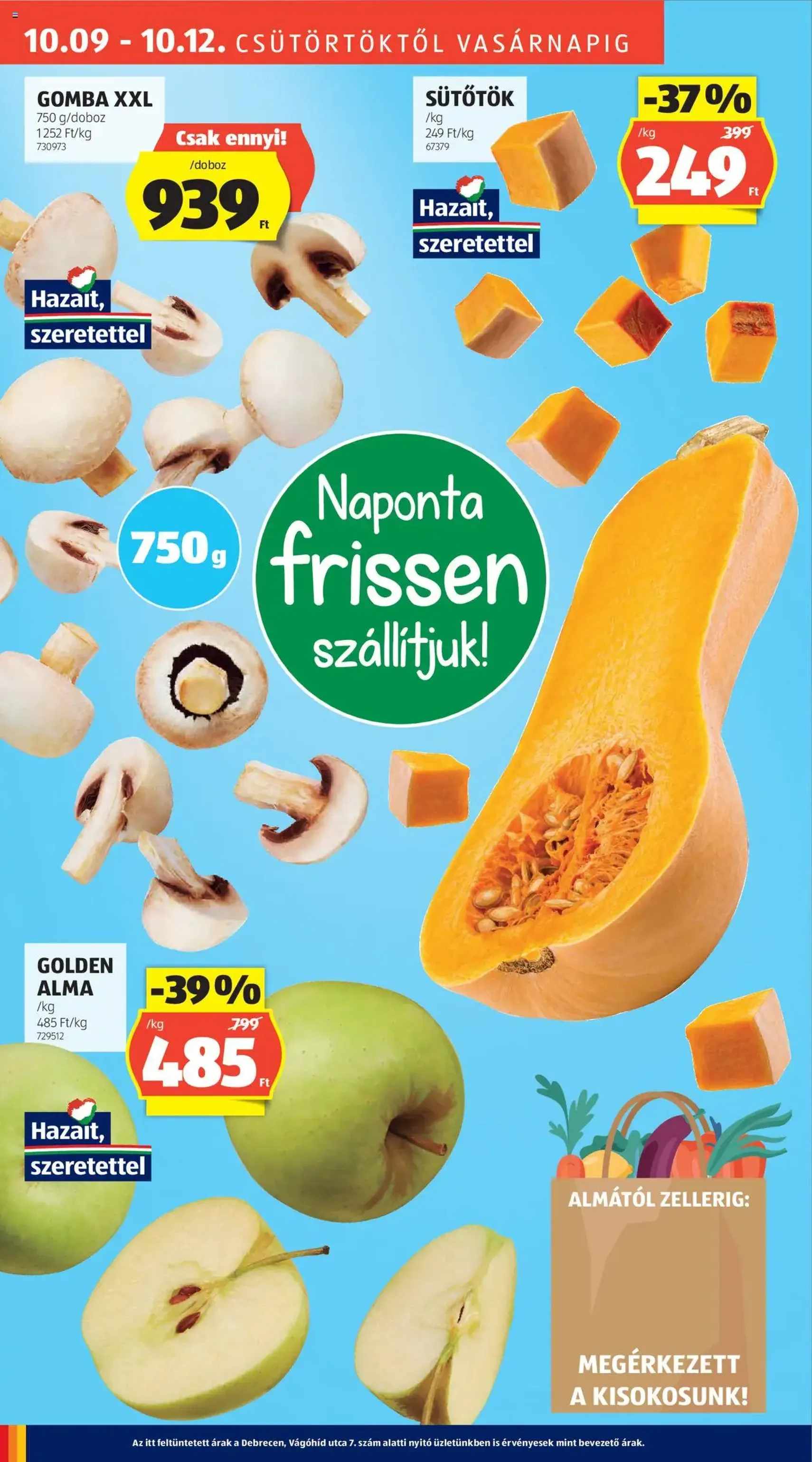 Aldi Akciós újság - 2025.10.09. érvényes szórólap 10 oldal 48 oldalból Aldi Akciós újság - 2025.10.09. érvényes szórólap 10 oldal 48 oldalból