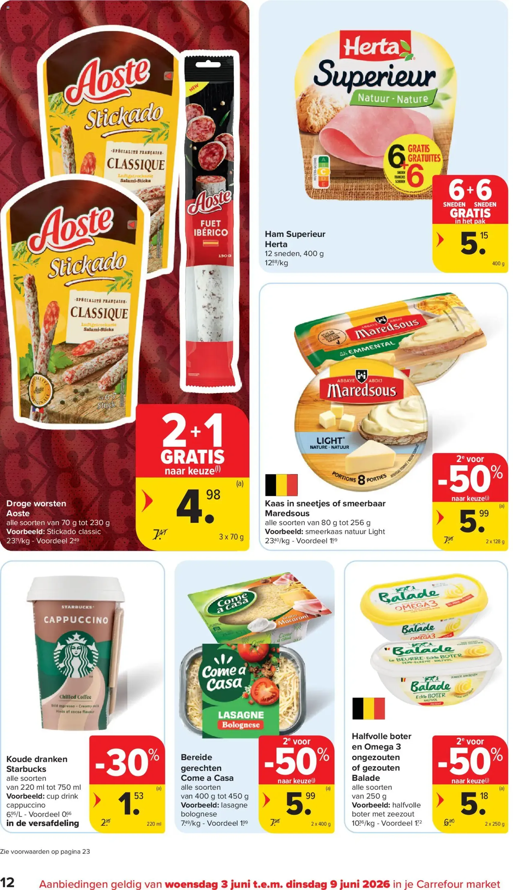 Carrefour market folder week 23 - geldige folder vanaf 03/06/2026 pagina 12 van 24