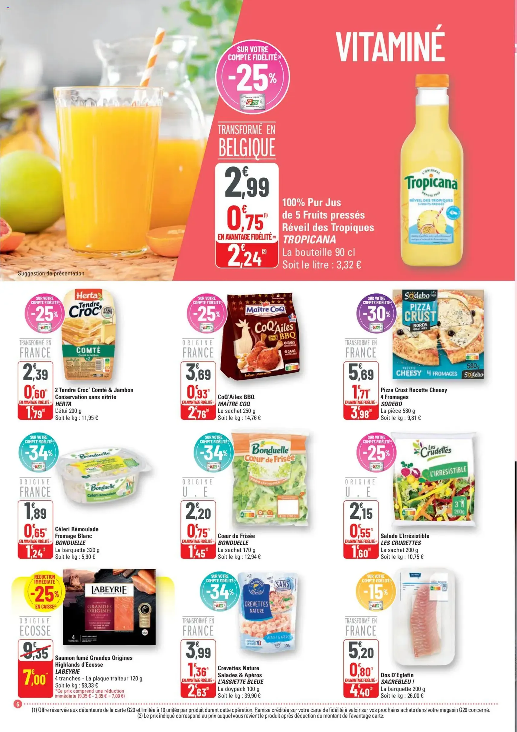G20 Supermarchés catalogue - brochure valable à partir du 22/10/2025, page 6 sur 20 G20 Supermarchés catalogue - brochure valable à partir du 22/10/2025, page 6 sur 20