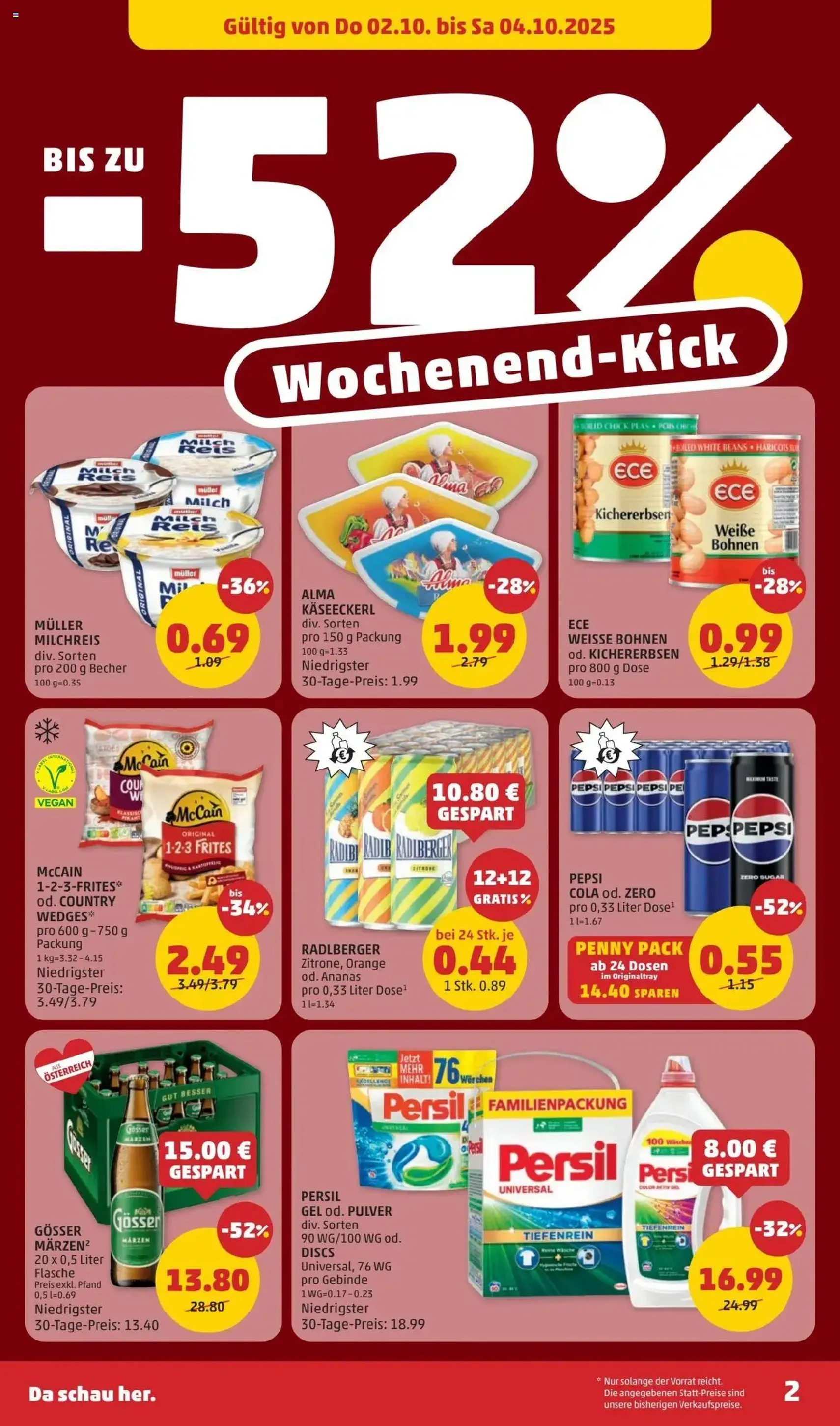 Penny Markt Flugblatt - Gültiger Prospekt ab 02.10.2025, Seite 2 von insgesamt 32