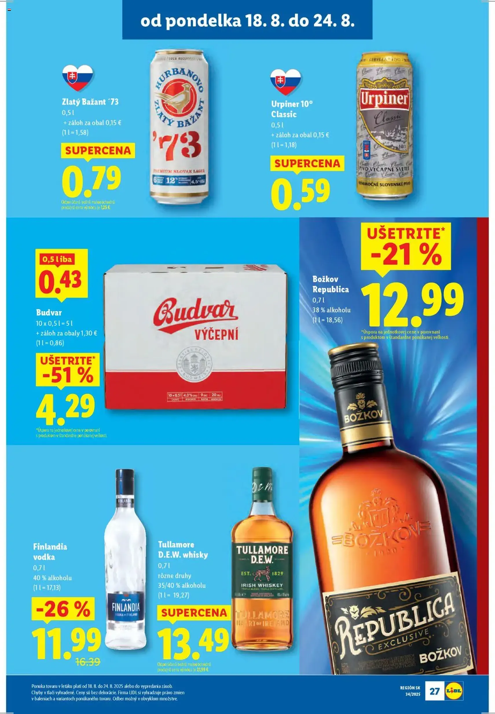 Lidl leták - platný leták od 18.08.2025 strana 27 z 97 Lidl leták - platný leták od 18.08.2025 strana 27 z 97
