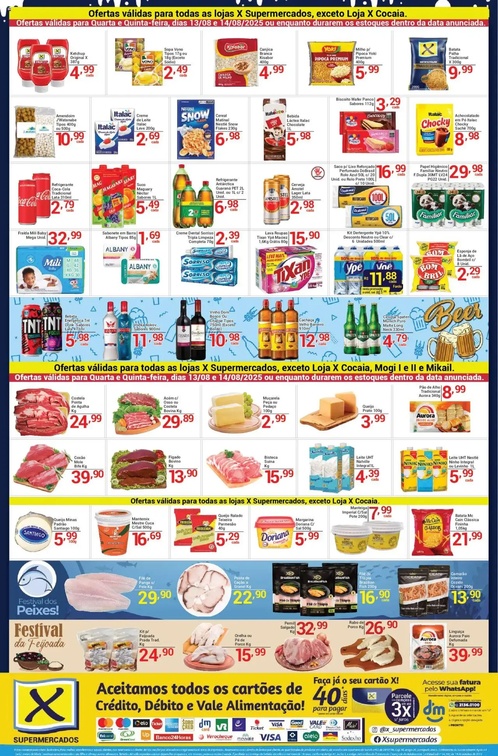 X Supermercados - Ofertas da semana - folheto válido a partir de 13/08/2025 página 2 de 2