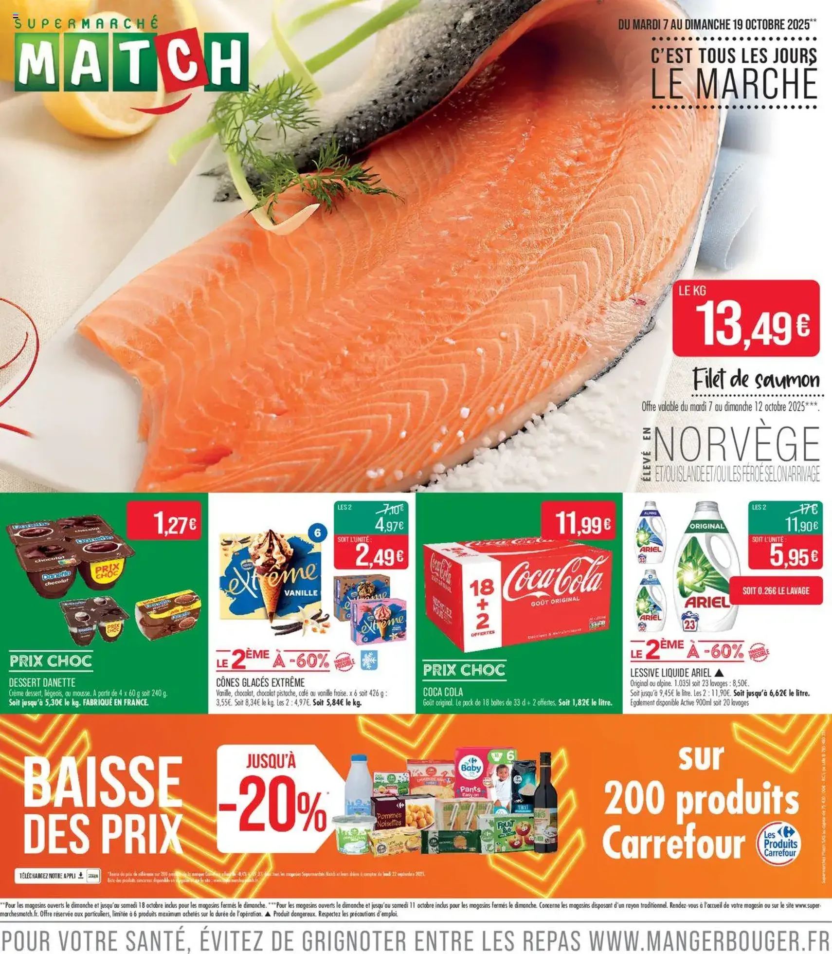 Match Supermarché catalogue - brochure valable à partir du 07/10/2025, page 1 sur 22