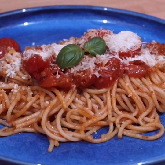 Anteprima ricetta Pasta pesto e pomodorini