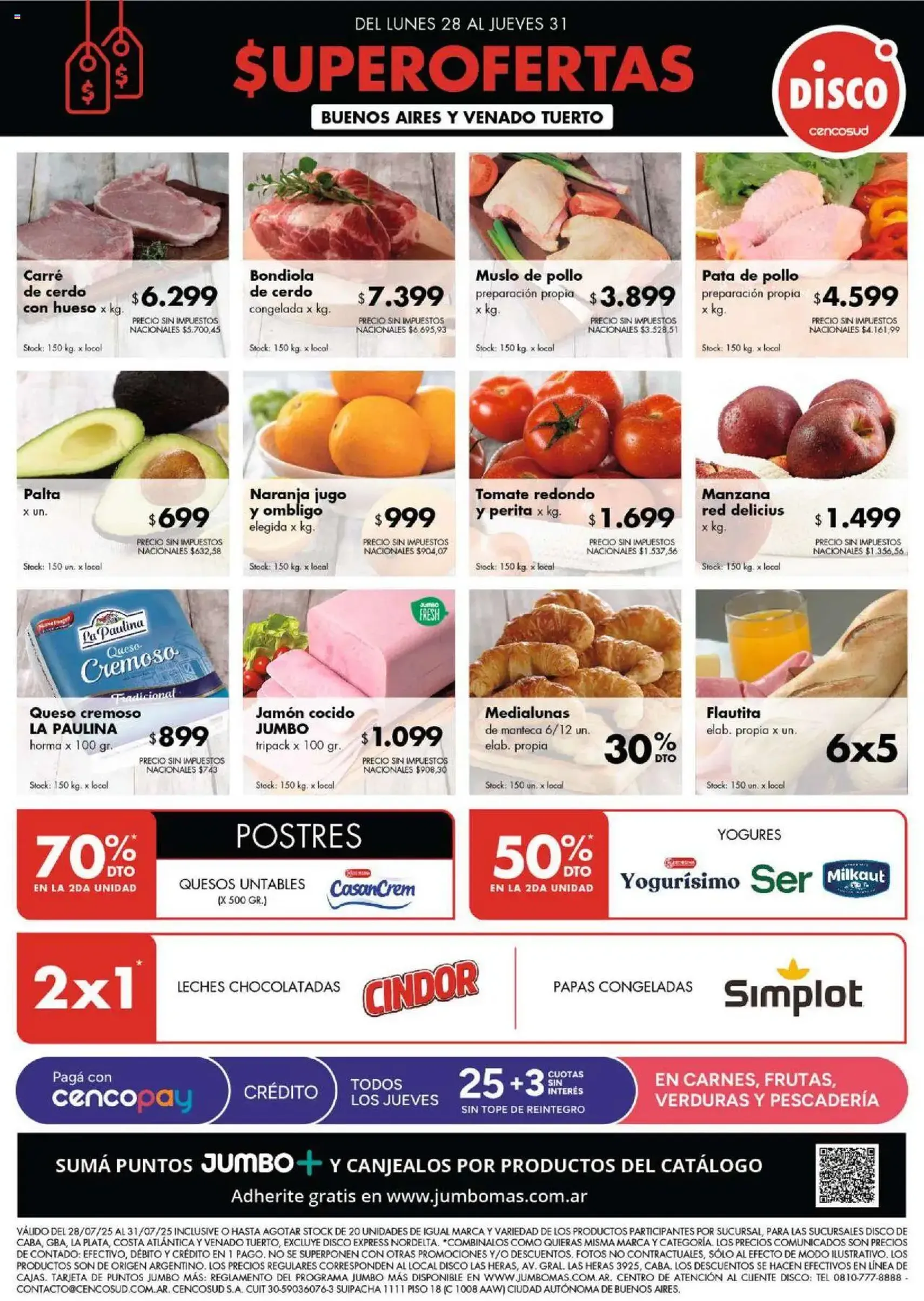 Disco ofertas - folleto válido desde 28/07/2025 página 1 de 1