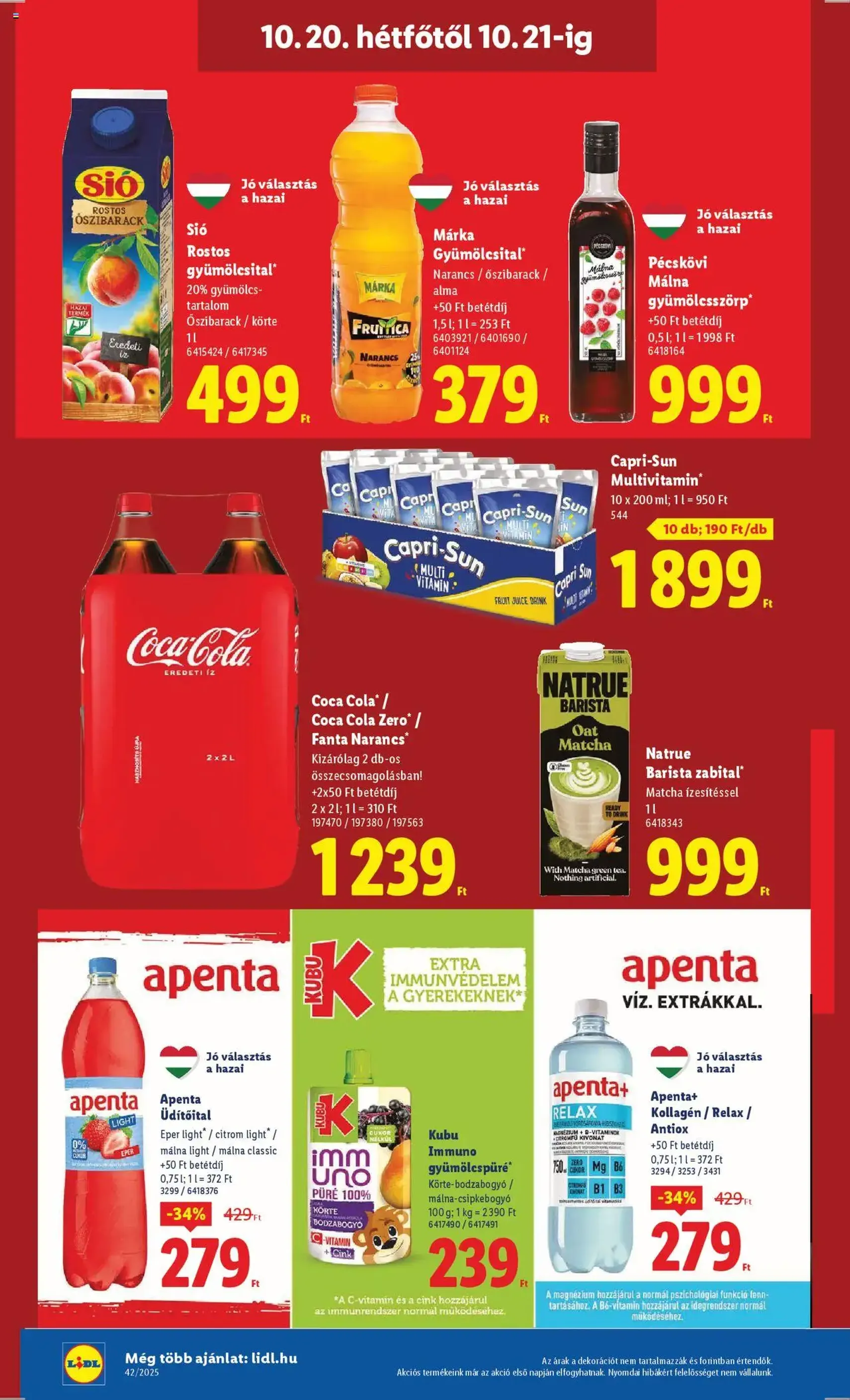 Lidl Akciós újság - 2025.10.16. érvényes szórólap 62 oldal 68 oldalból Lidl Akciós újság - 2025.10.16. érvényes szórólap 62 oldal 68 oldalból