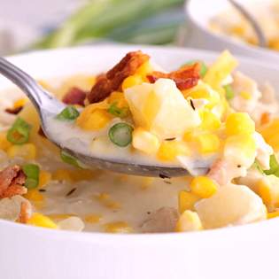 Recipe preview Chicken Sweet Corn Cream Soup