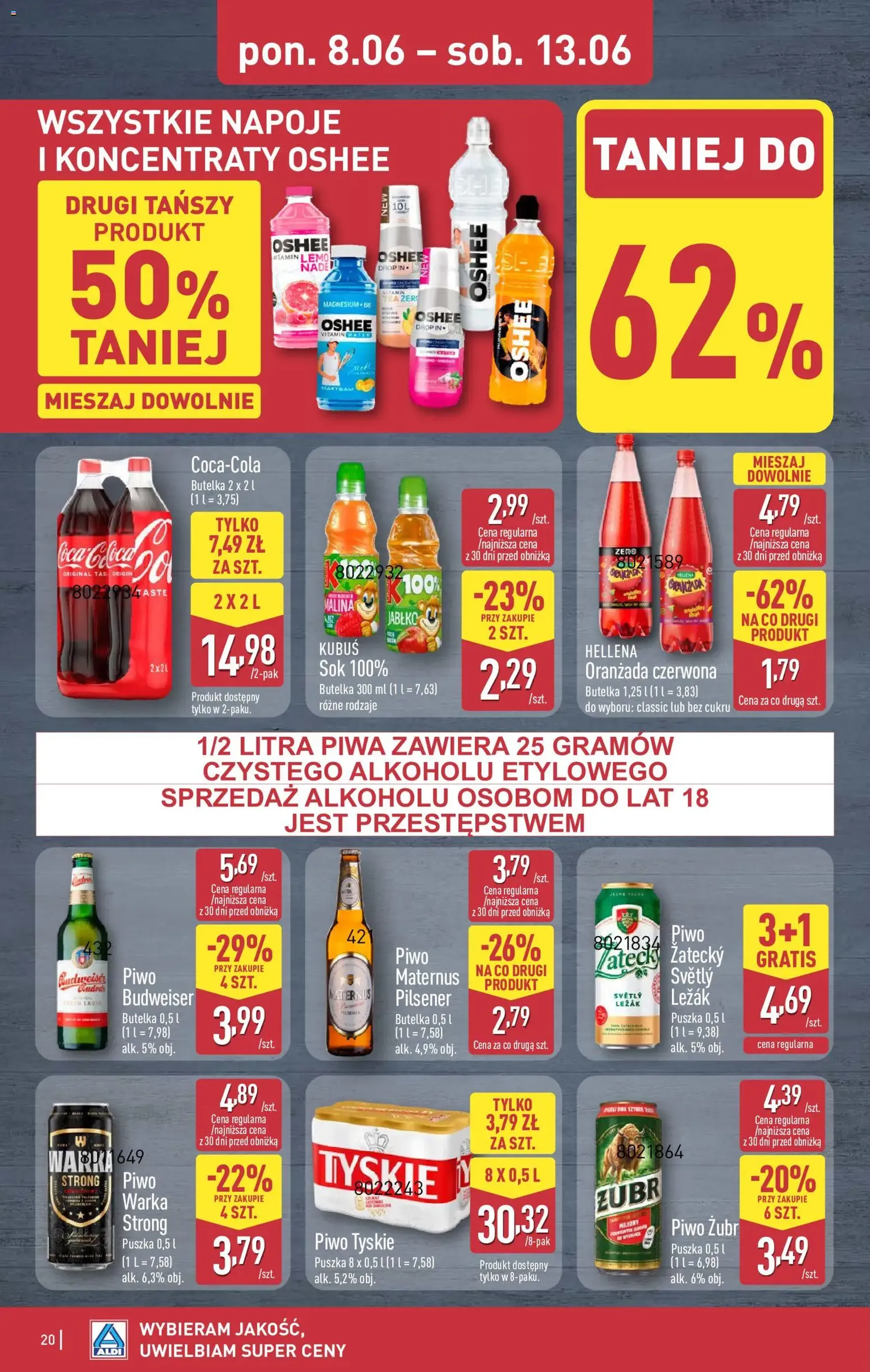 Aldi gazetka - ważny gazetka od 08.06.2026 strona 20 z 42