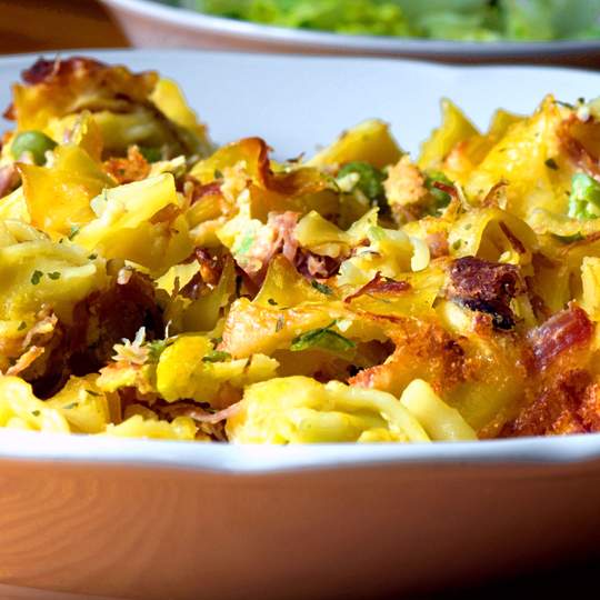 Anteprima ricetta Pasta al forno con carne affumicata