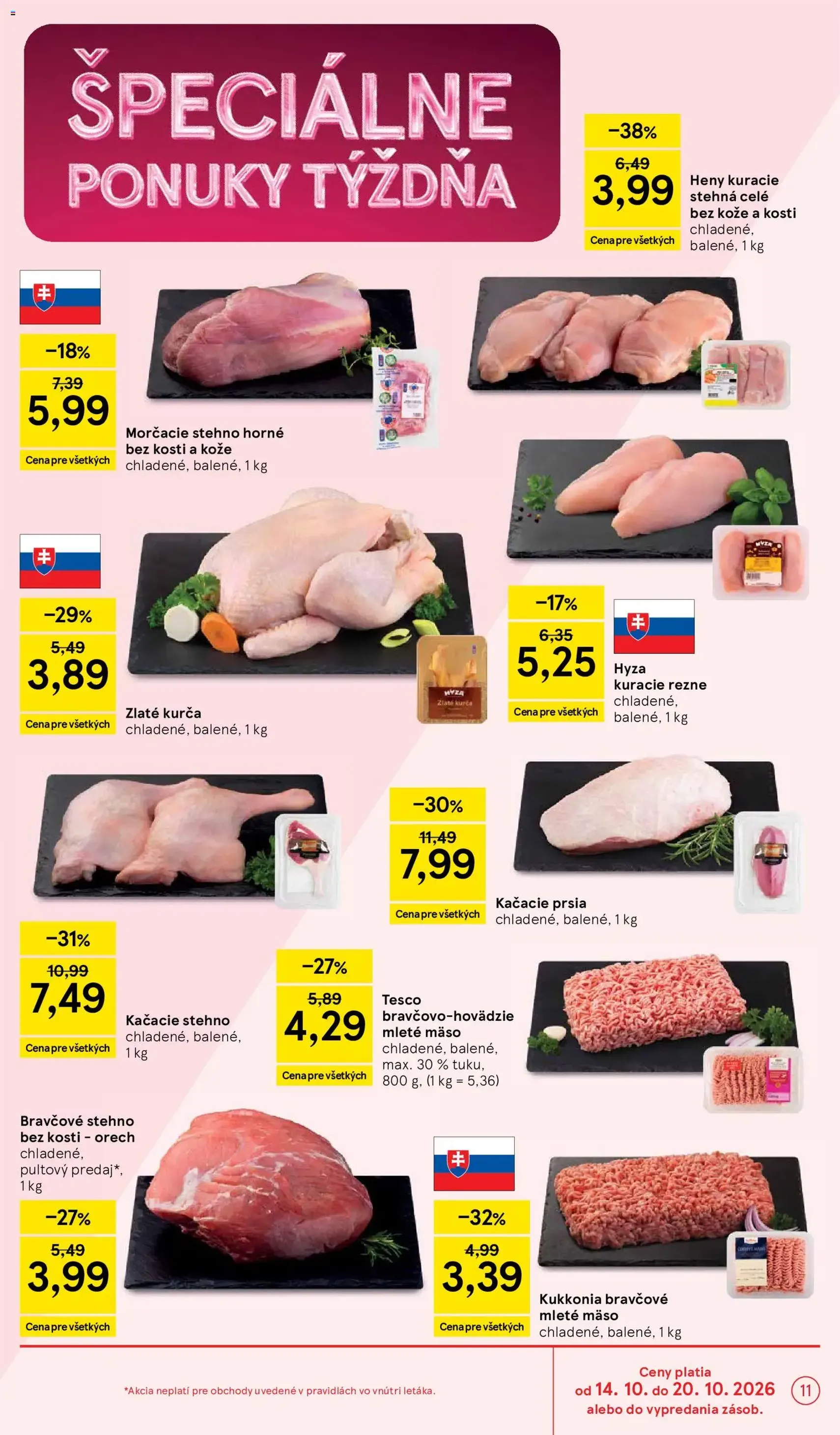 Tesco Hypermarket - leták - platný leták od 14.10.2026 strana 11 z 45