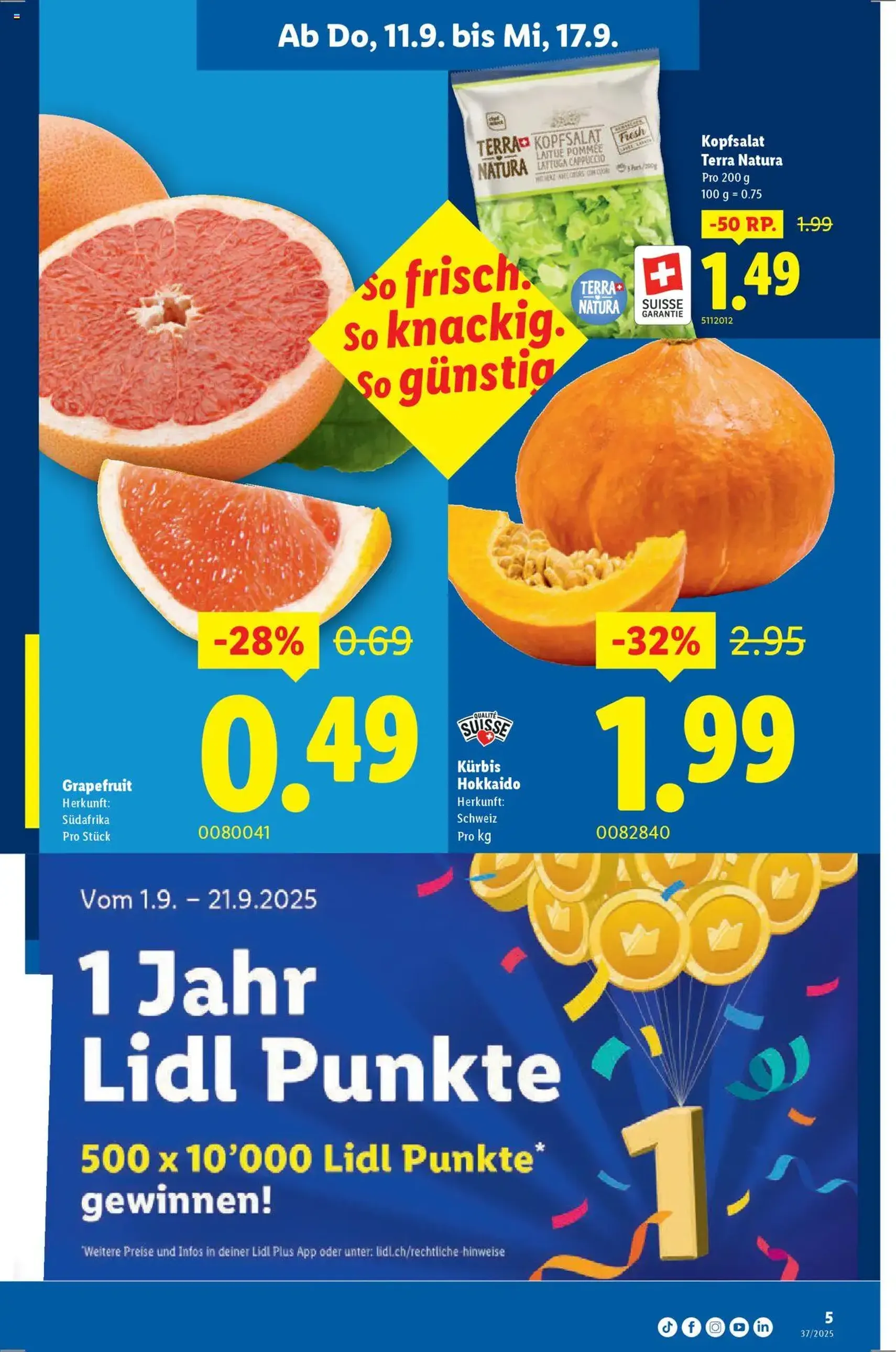 Lidl Aktionen - Gültiger Prospekt ab 11.09.2025, Seite 5 von insgesamt 40 Lidl Aktionen - Gültiger Prospekt ab 11.09.2025, Seite 5 von insgesamt 40