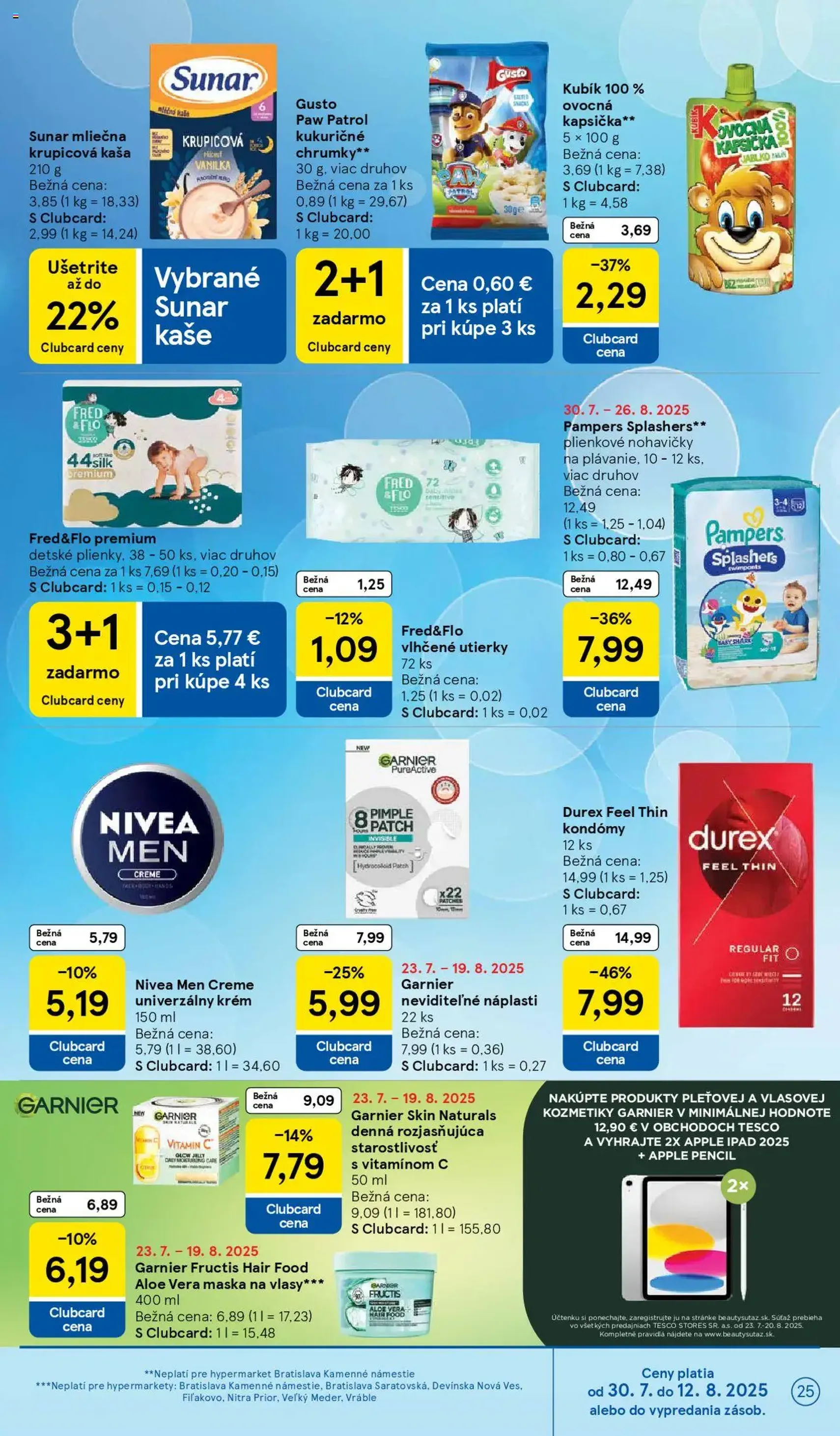 Tesco Hypermarket - leták - platný leták od 30.07.2025 strana 25 z 33 Tesco Hypermarket - leták - platný leták od 30.07.2025 strana 25 z 33