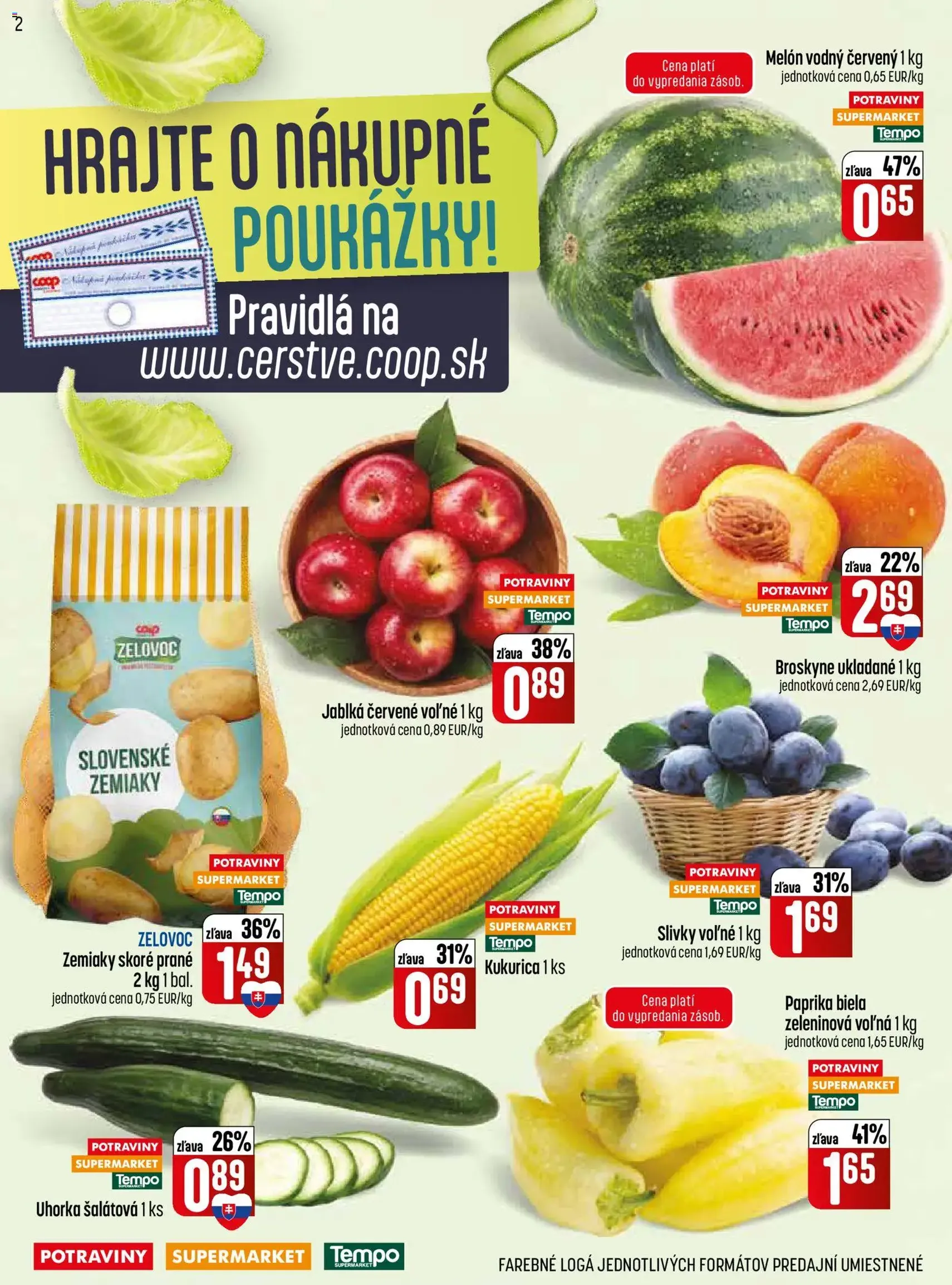 COOP Jednota leták - platný leták od 30.07.2026 strana 2 z 28