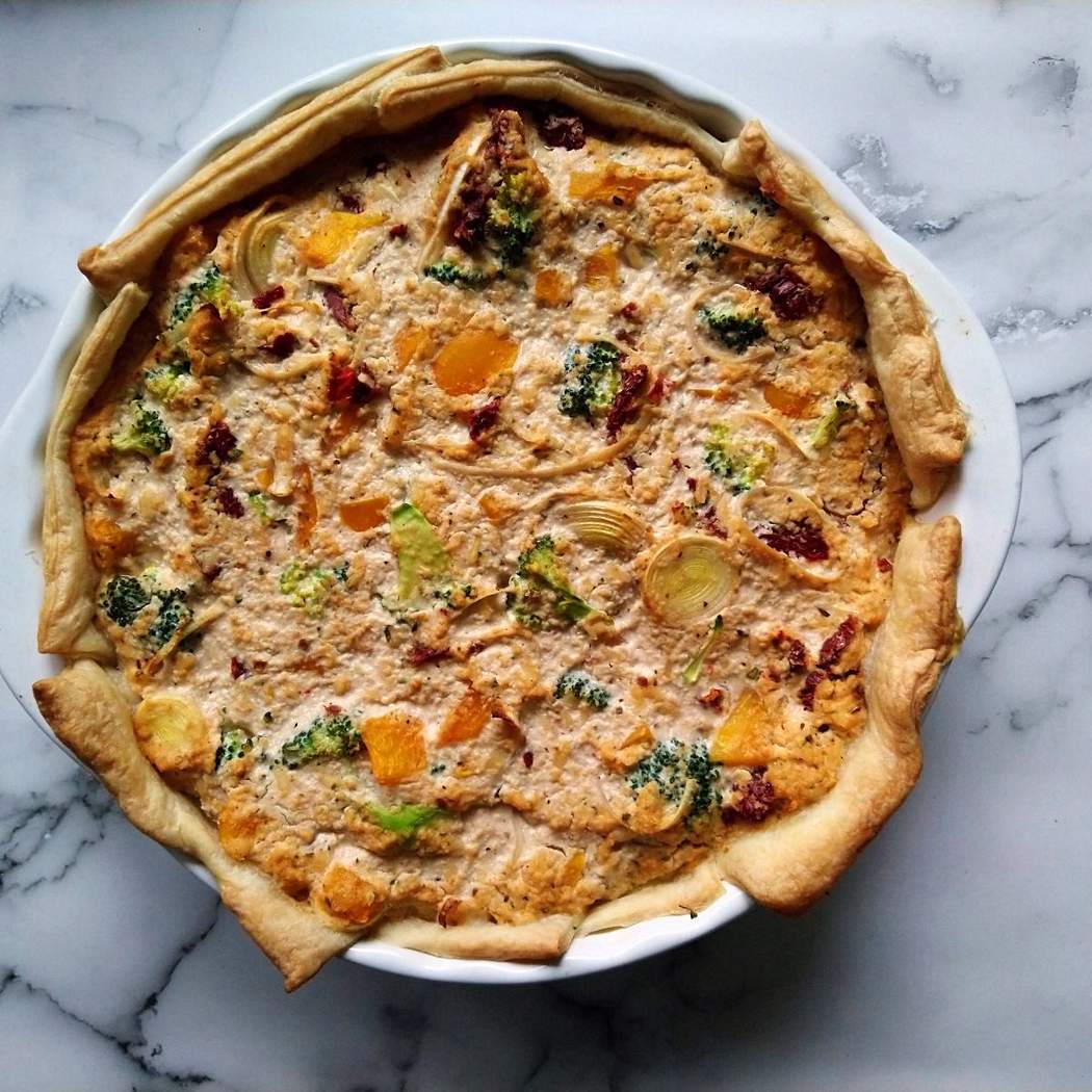 Quiche carciofi e salsiccia