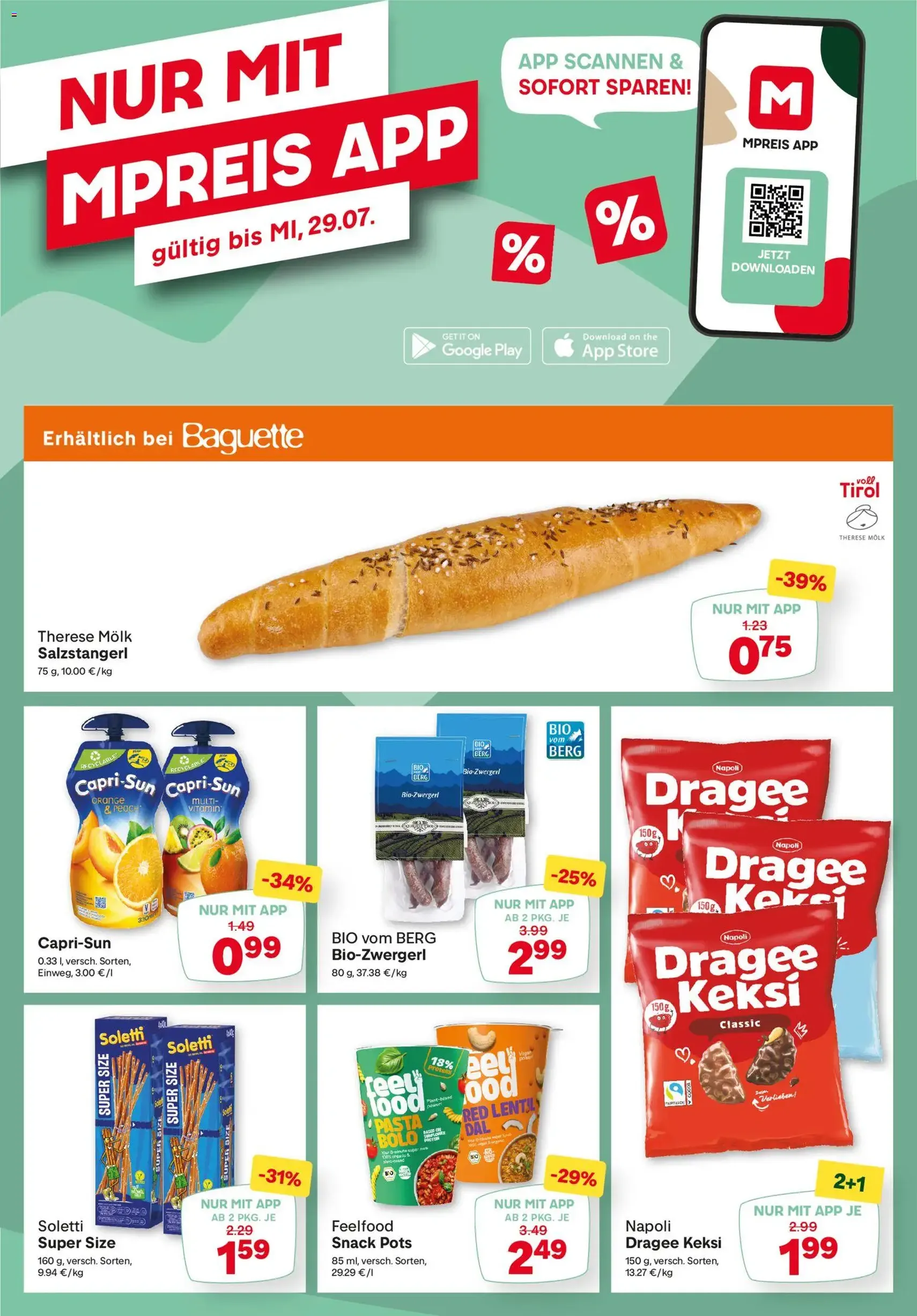 MPREIS Flugblatt - Gültiger Prospekt ab 23.07.2026, Seite 17 von insgesamt 20