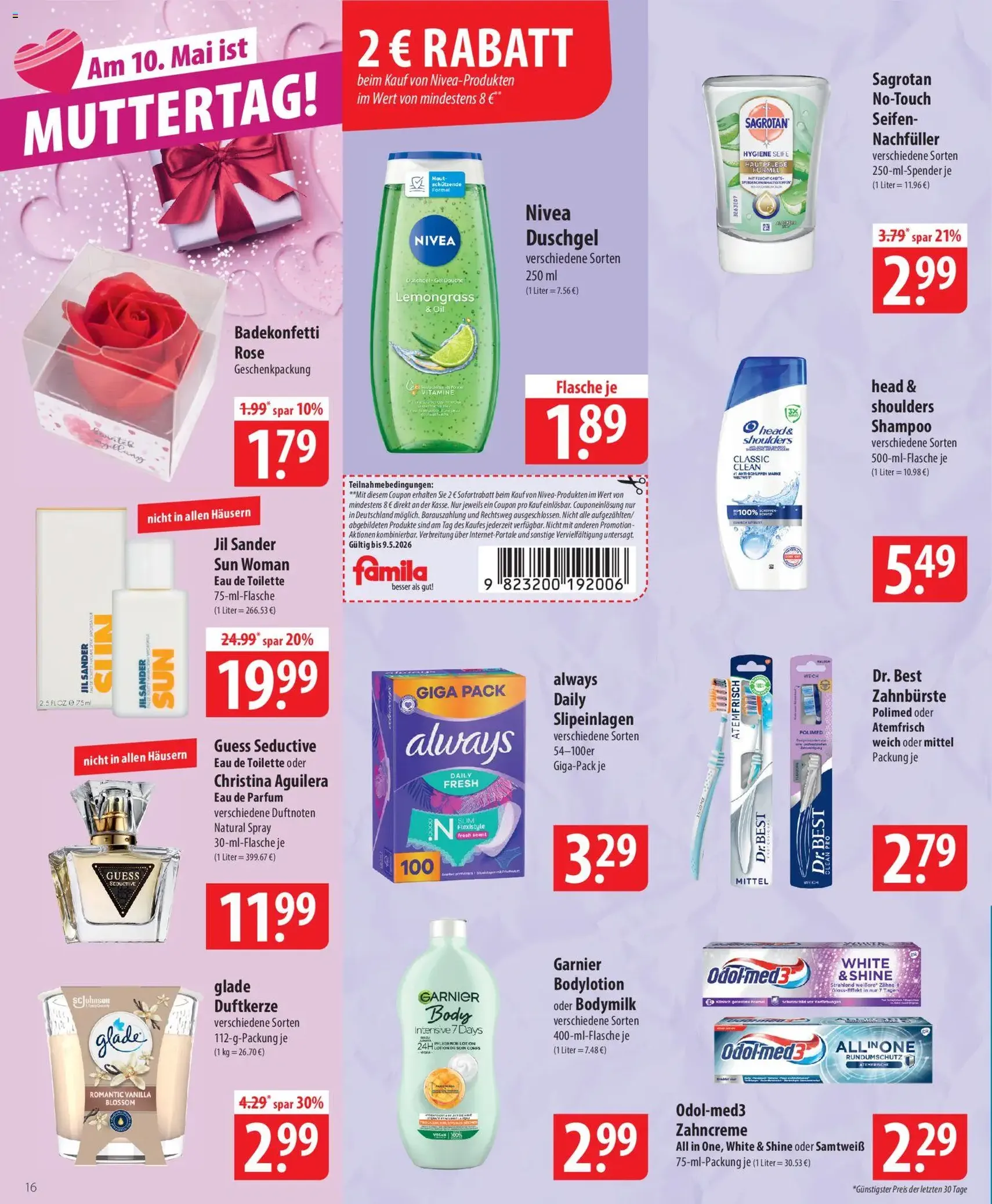 Famila Prospekt - Gültiger Prospekt ab 04.05.2026, Seite 16 von insgesamt 24