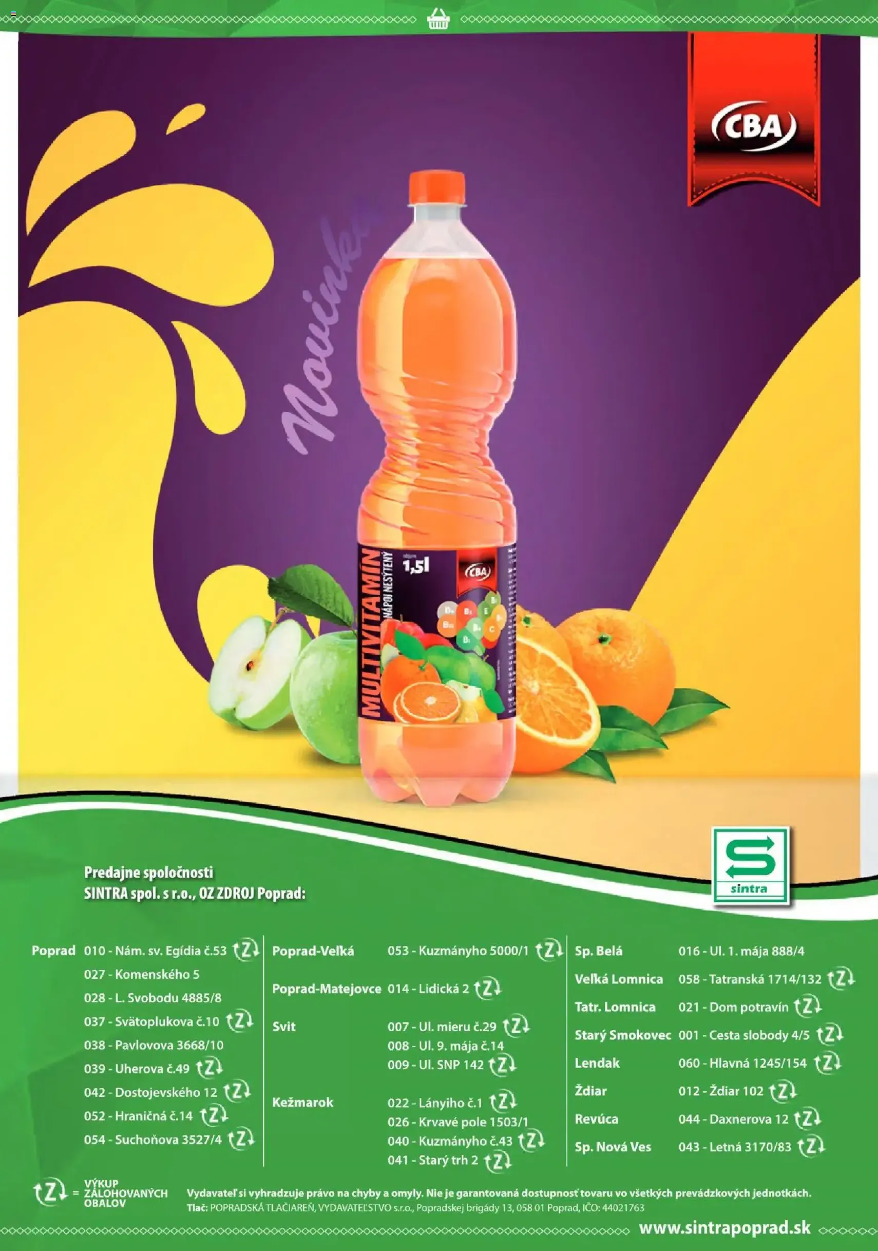 Sintra leták - platný leták od 07.05.2026 strana 28 z 32