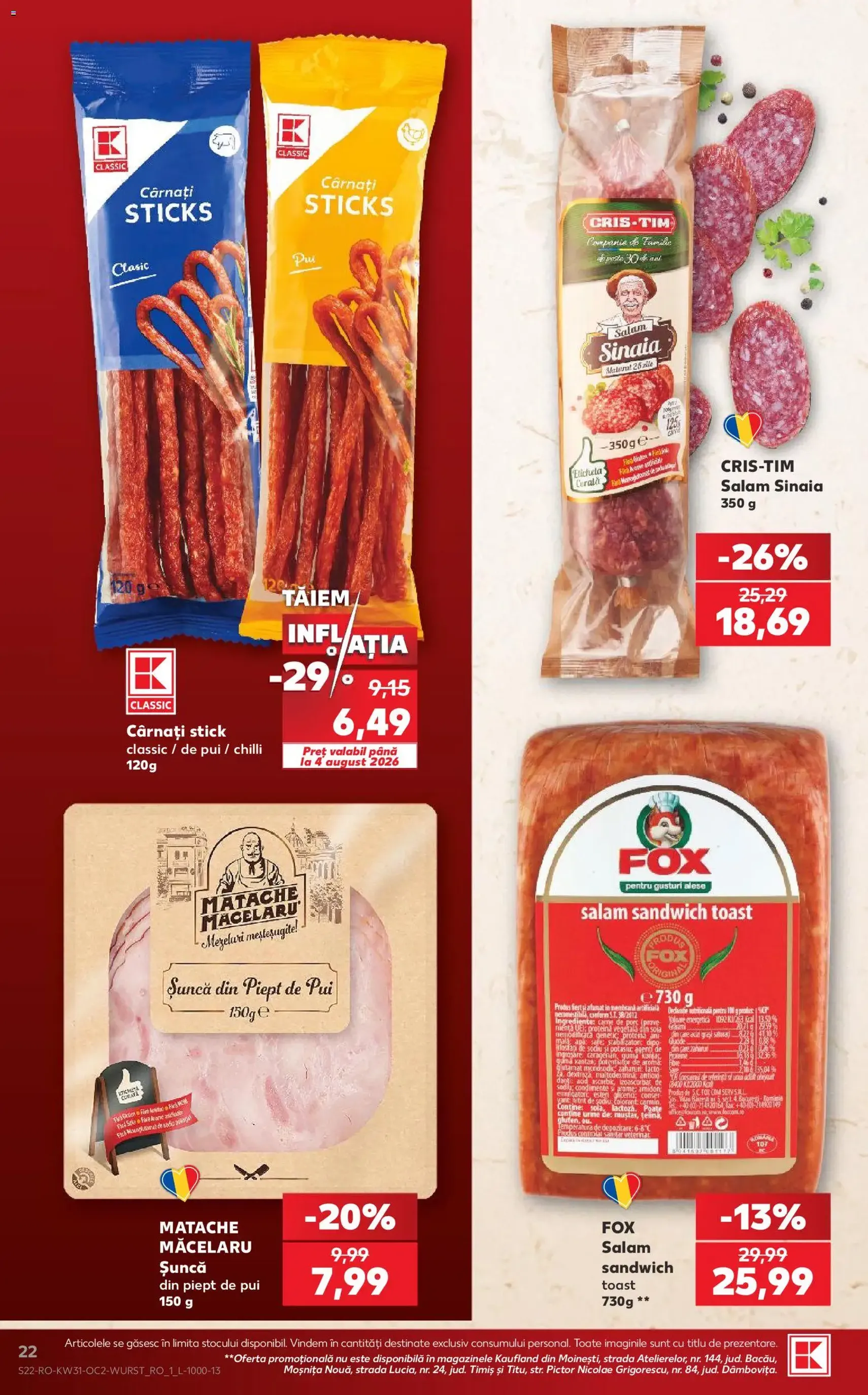 Kaufland RO akciós újság - 2026.07.29. érvényes szórólap 22 oldal 64 oldalból