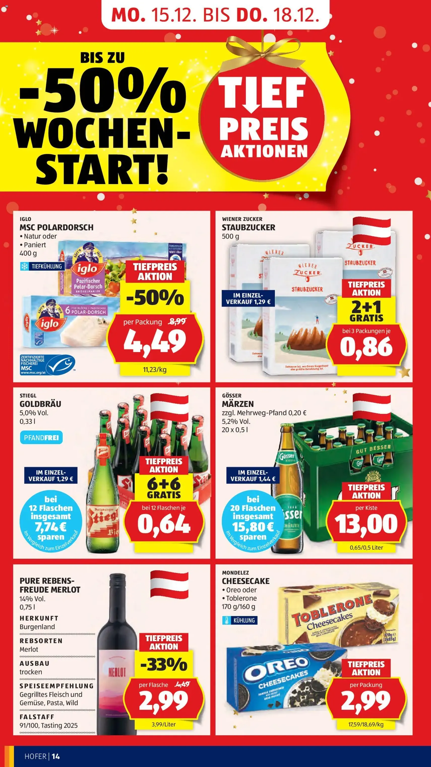 Hofer Flugblatt - Gültiger Prospekt ab 12.12.2025, Seite 22 von insgesamt 53