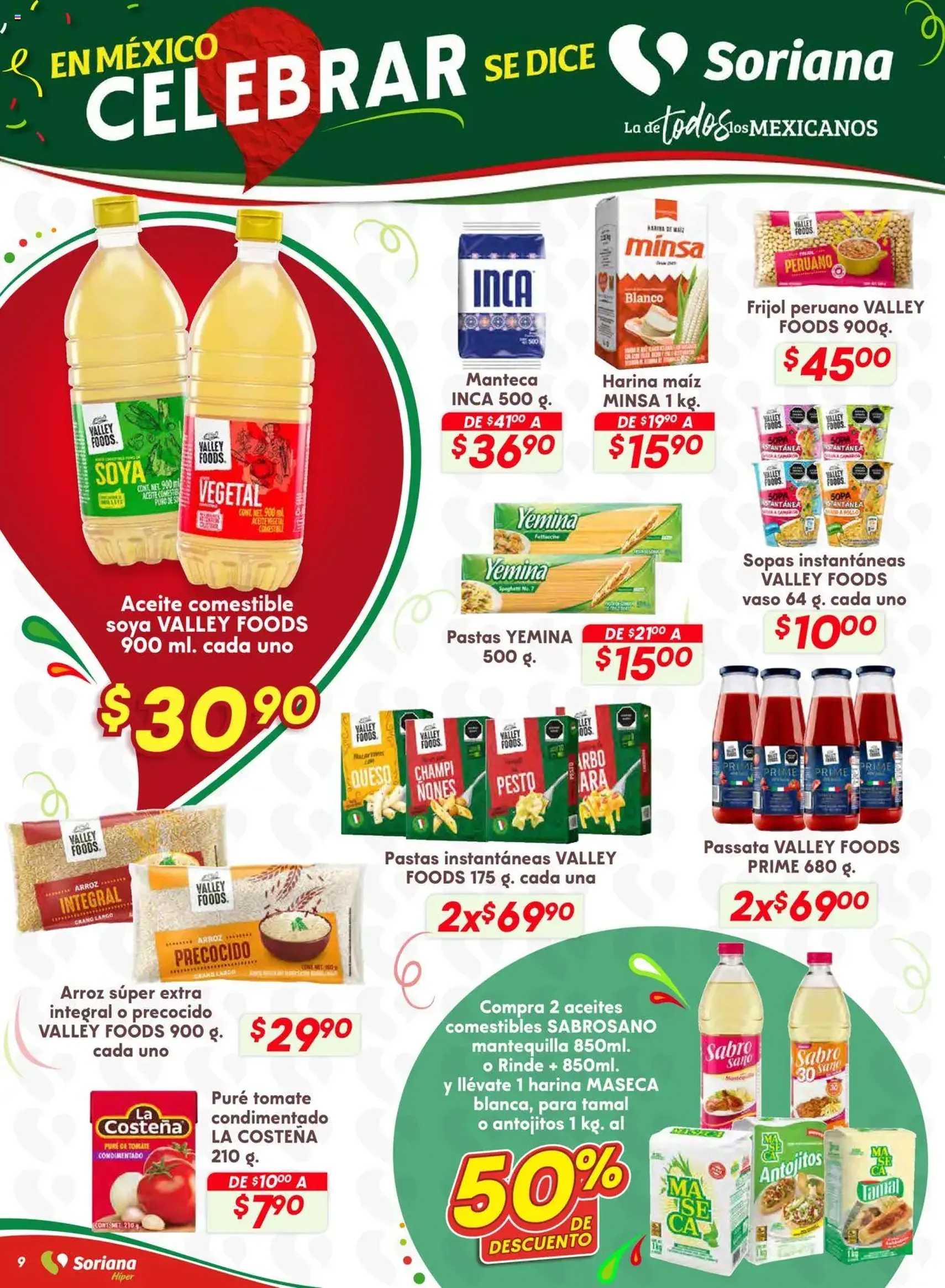 Soriana - Preciazazaso Híper: Ags, Col, Gto, Jal, Mich - folleto válido desde 28/08/2025 página 9 de 47 Soriana - Preciazazaso Híper: Ags, Col, Gto, Jal, Mich - folleto válido desde 28/08/2025 página 9 de 47