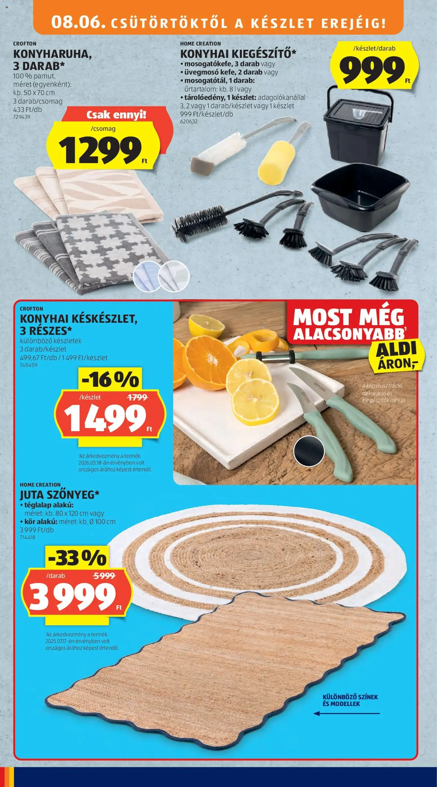 Aldi akciós újság - 2026.08.06. érvényes szórólap 34 oldal 50 oldalból
