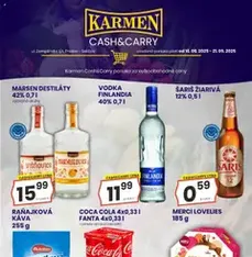 KARMEN CBA leták - náhľad letáku platný od 16.09.2025