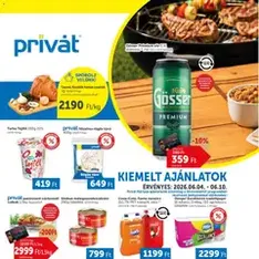 PRIVÁT akciós újság - szórólap előnézete érvényes 2026.06.04. -tól