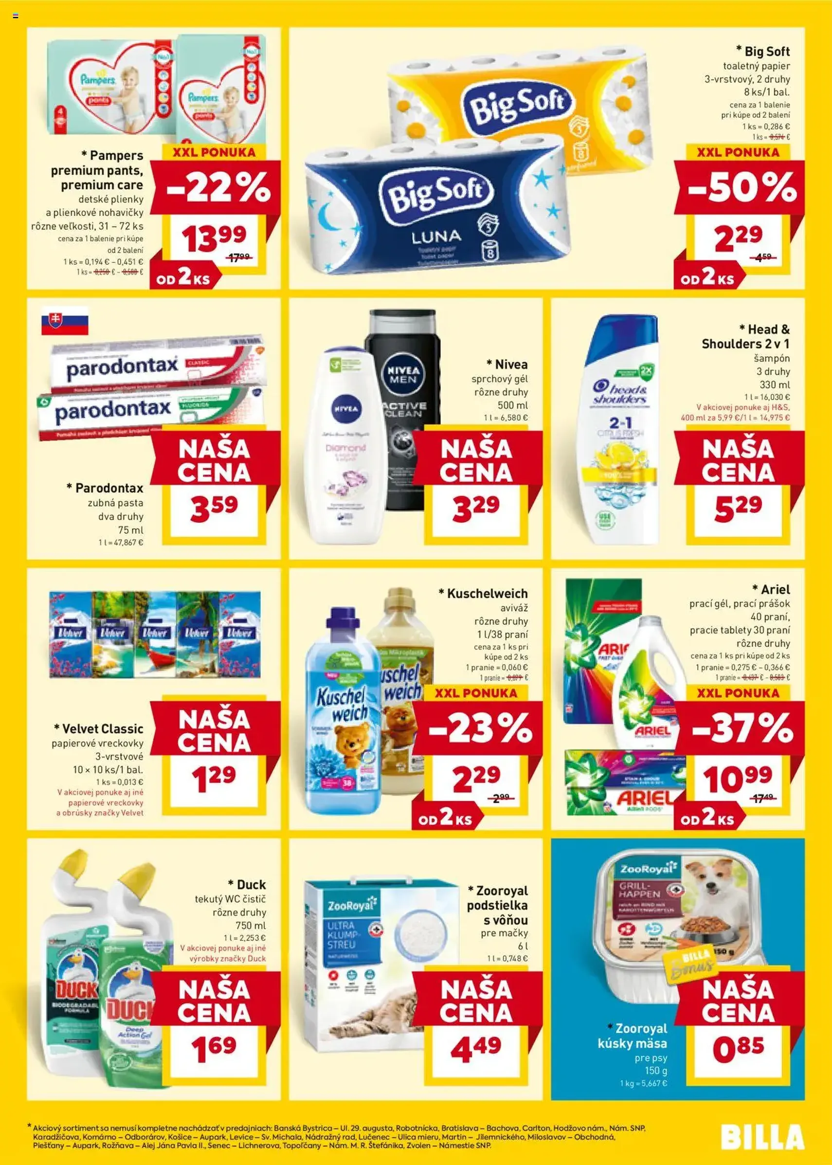 Billa leták - platný leták od 23.07.2025 strana 19 z 23 Billa leták - platný leták od 23.07.2025 strana 19 z 23