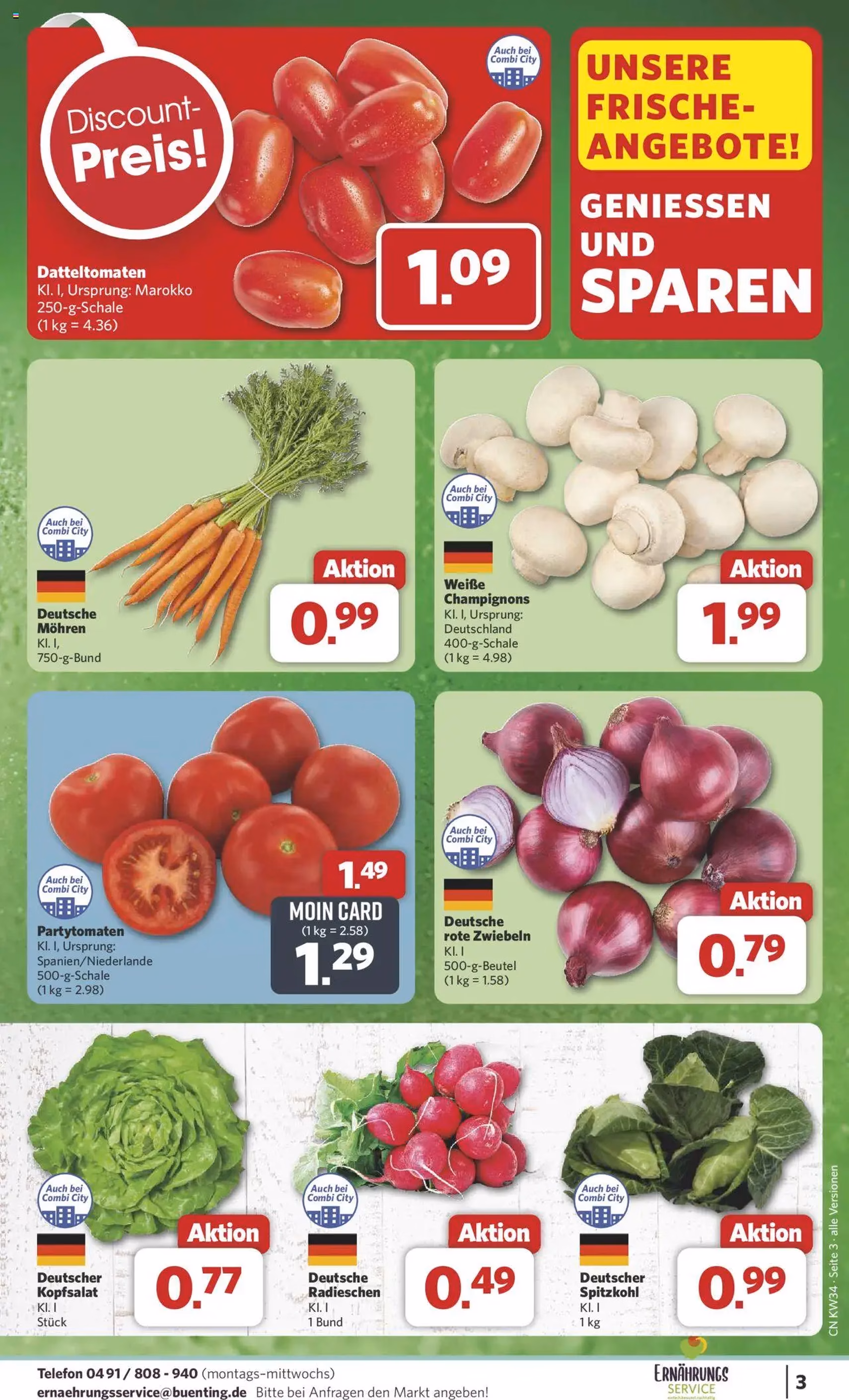 Combi Prospekt - Gültiger Prospekt ab 18.08.2025, Seite 3 von insgesamt 36 Combi Prospekt - Gültiger Prospekt ab 18.08.2025, Seite 3 von insgesamt 36
