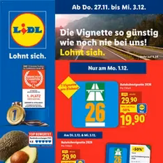 Lidl Aktionen - Prospekt Vorschau gültig ab 27.11.2025