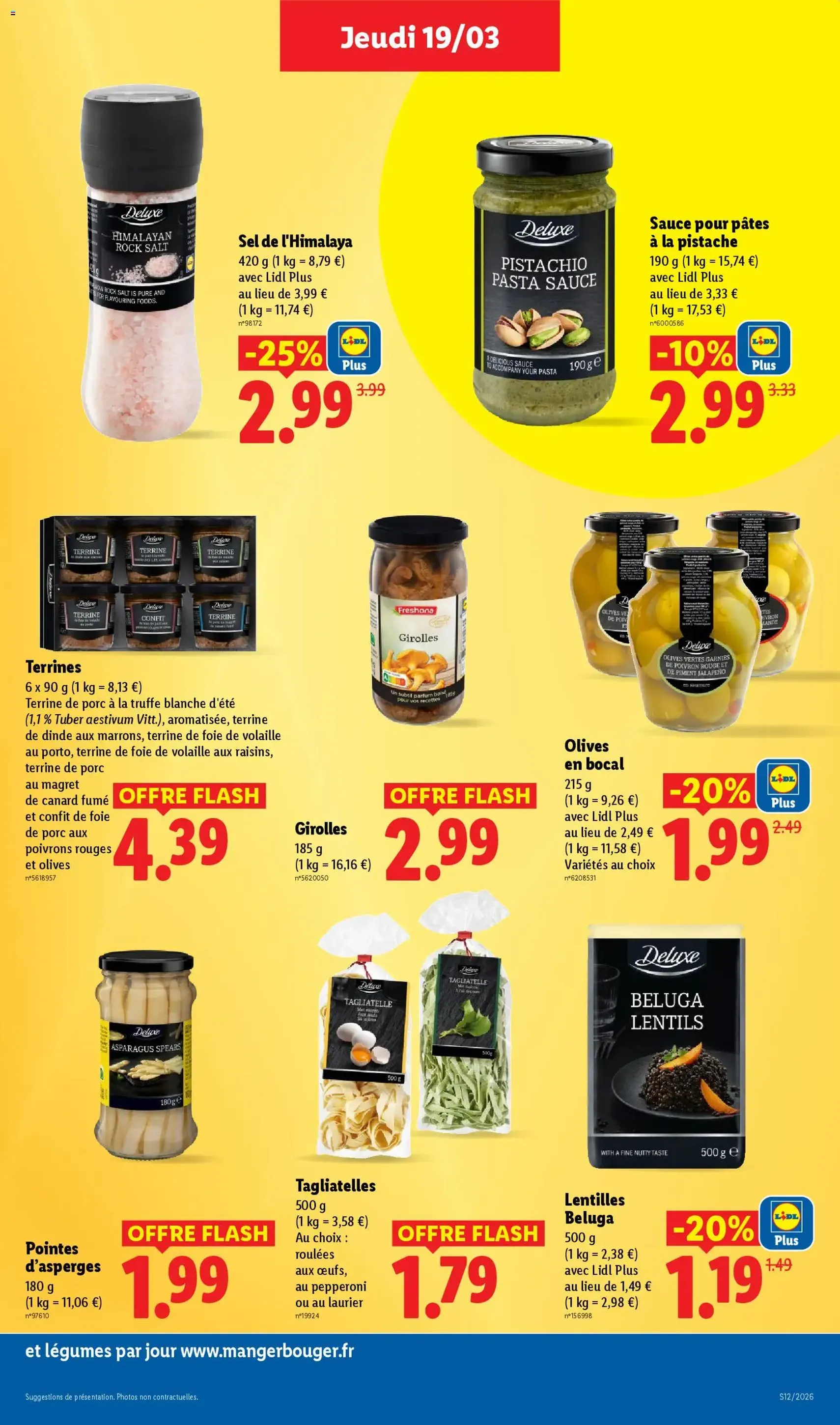 LIDL catalogue semaine 12 - brochure valable à partir du 19/03/2026, page 21 sur 59