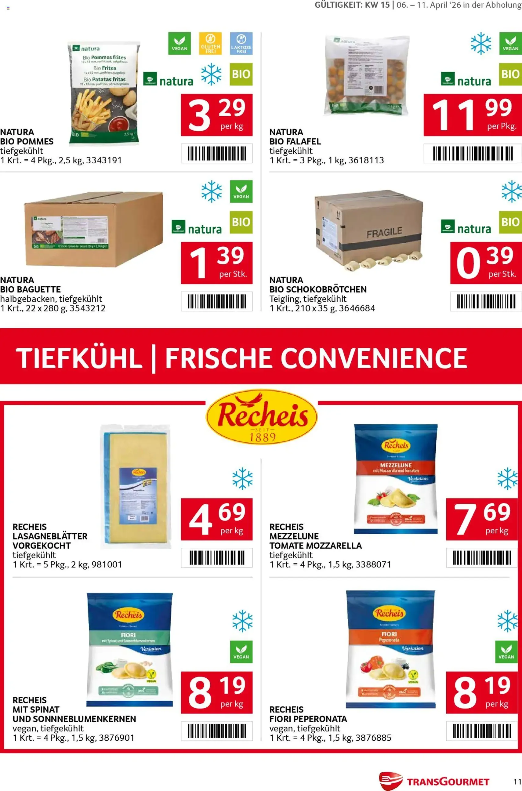 Transgourmet Flugblatt - Gültiger Prospekt ab 06.04.2026, Seite 11 von insgesamt 32