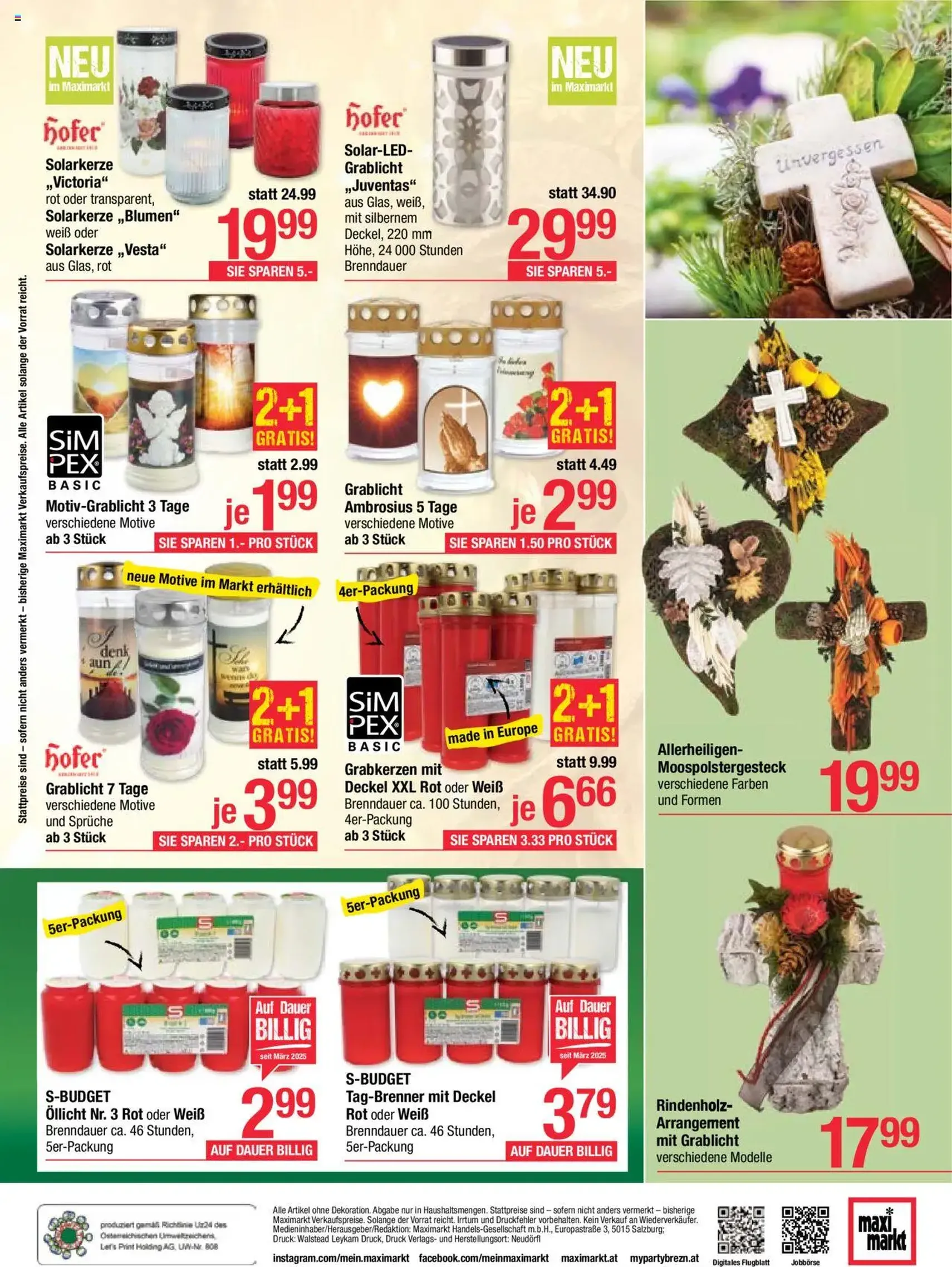 Maximarkt Flugblatt - Gültiger Prospekt ab 06.10.2025, Seite 28 von insgesamt 28