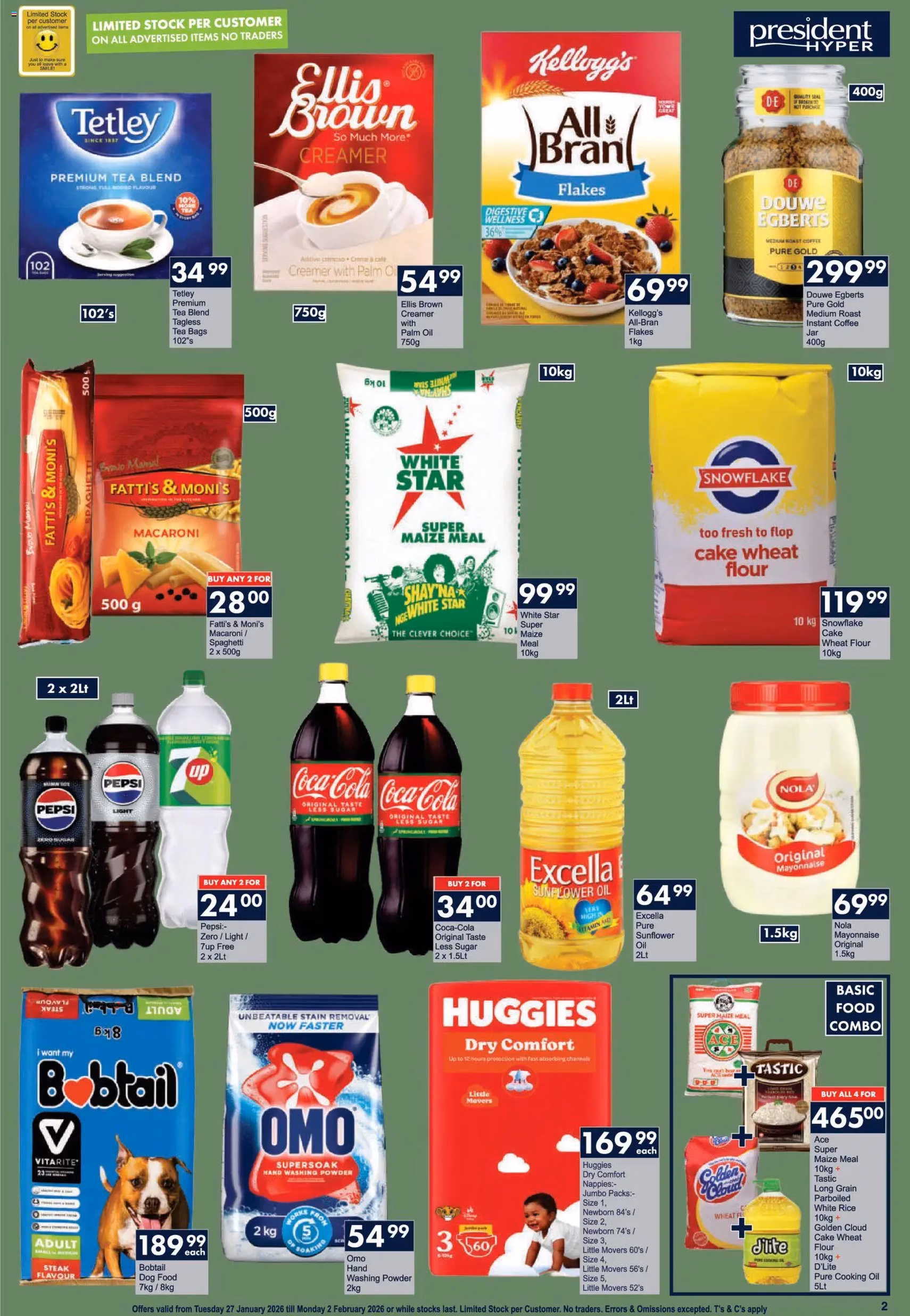 President Hyper Specials - valid flyer from 27/01/2026, page 2 of 8