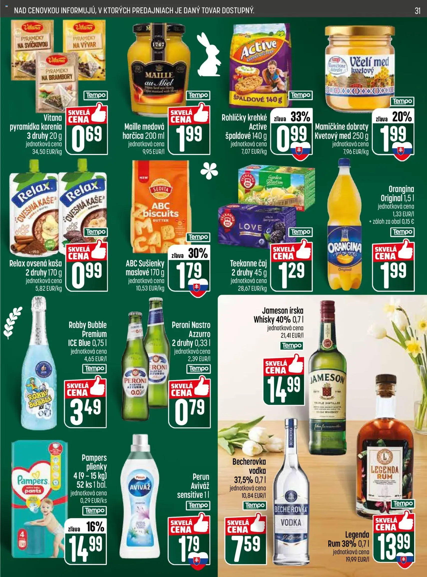 COOP Jednota leták - platný leták od 26.03.2026 strana 31 z 32