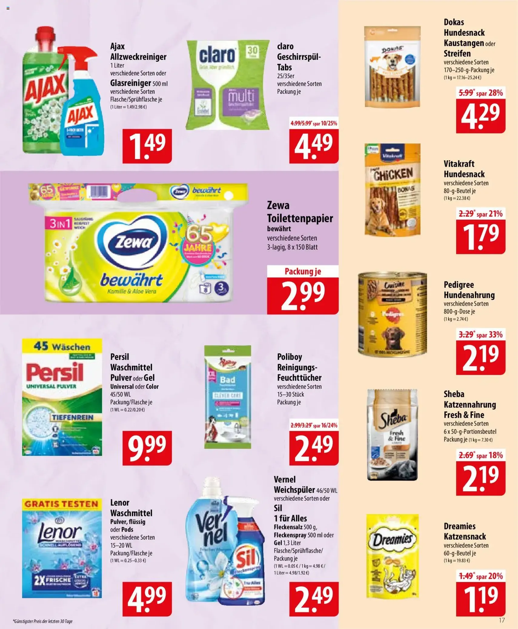 Famila Prospekt - Gültiger Prospekt ab 18.05.2026, Seite 17 von insgesamt 24