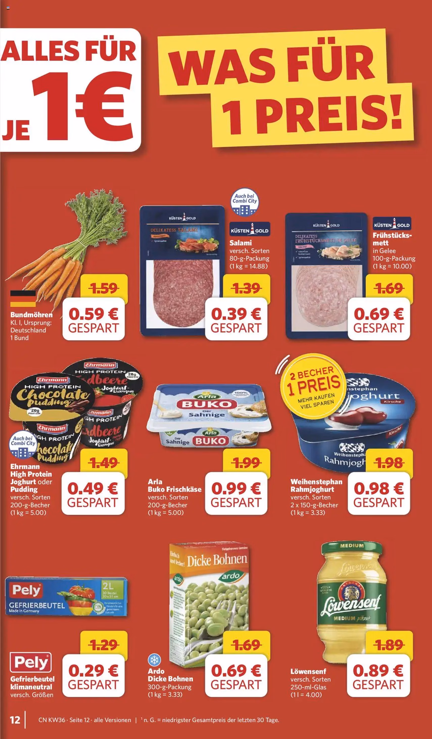 Combi Prospekt - Gültiger Prospekt ab 01.09.2025, Seite 16 von insgesamt 35