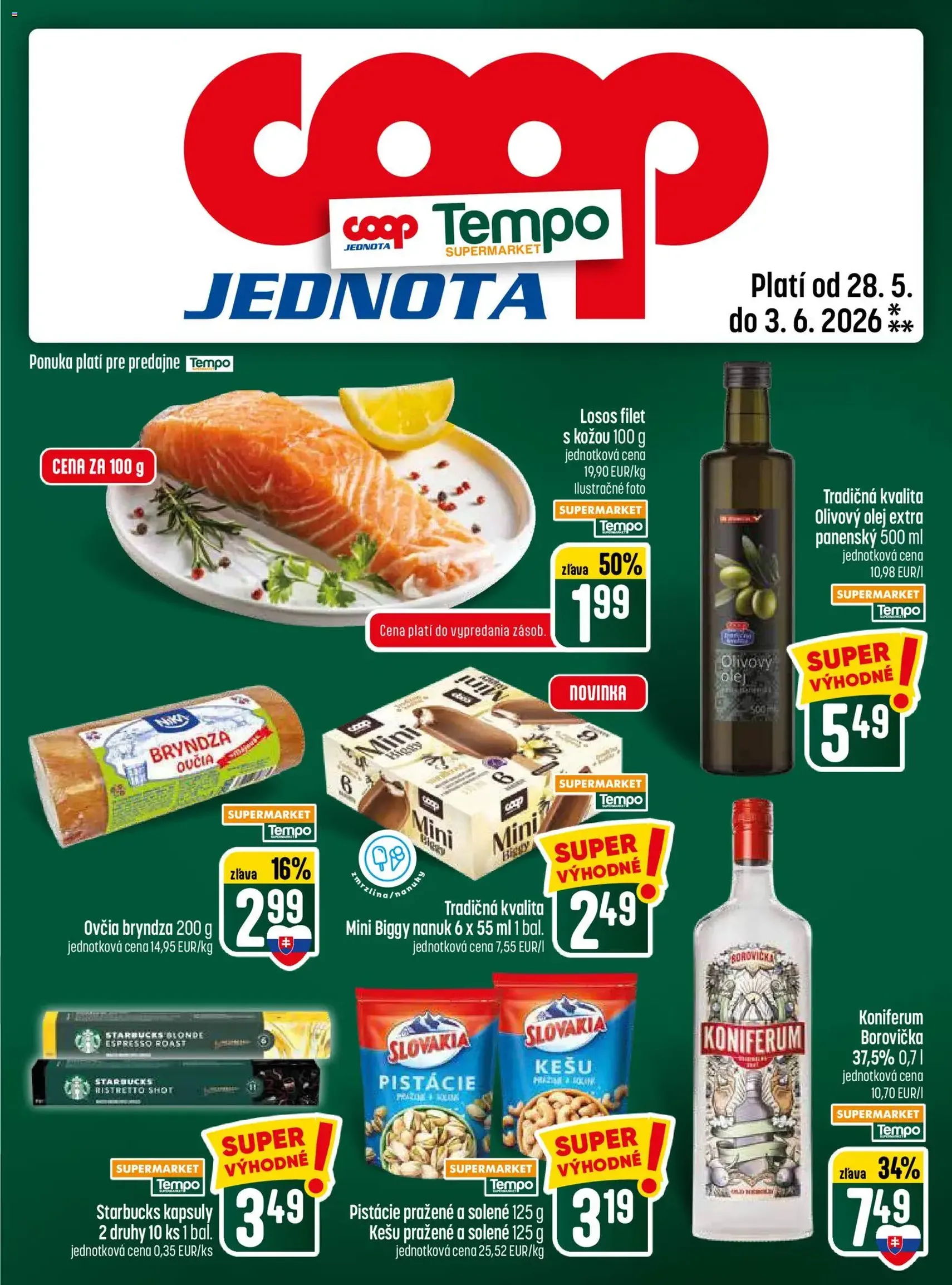 COOP Jednota leták - platný leták od 28.05.2026 strana 25 z 28