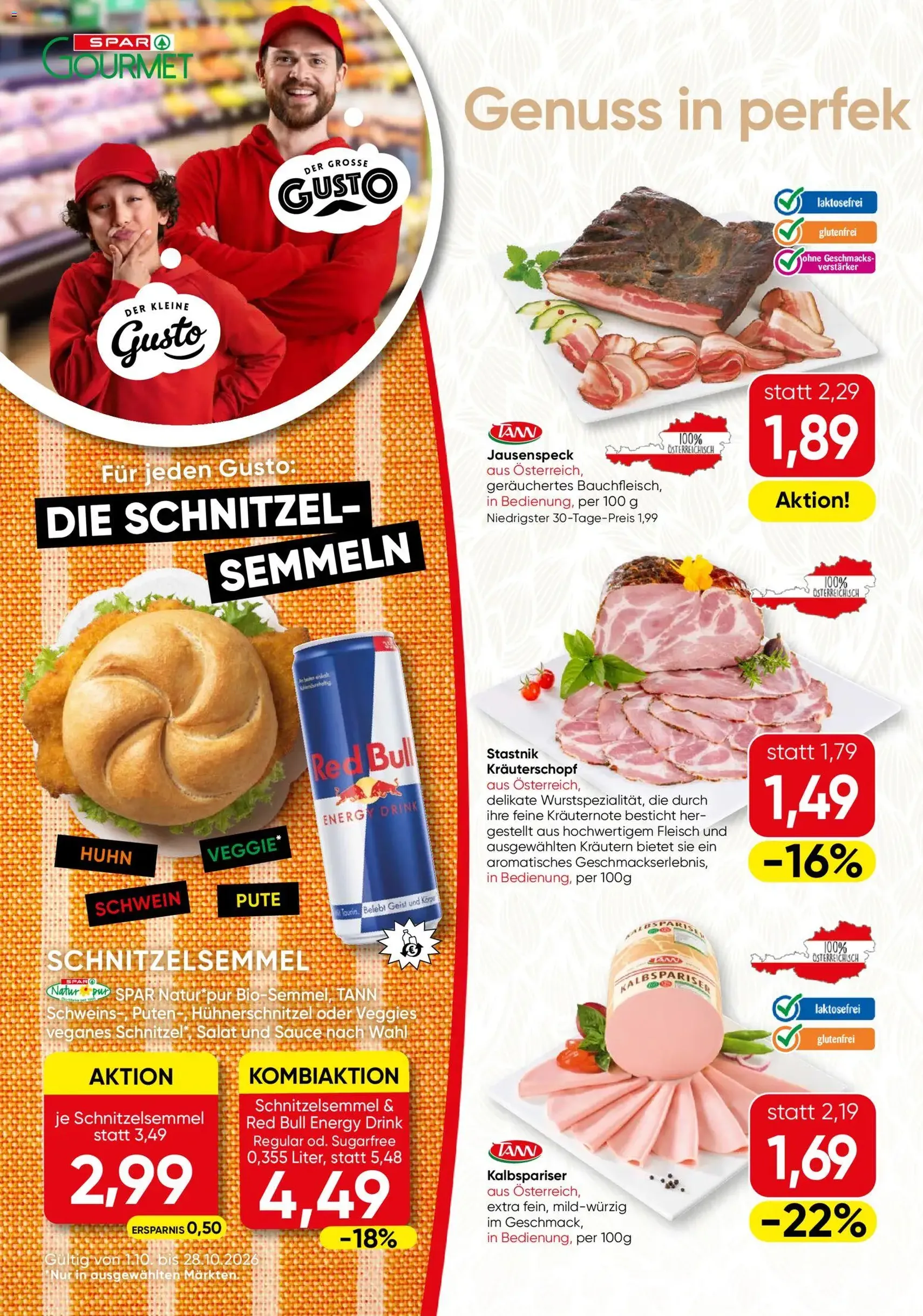 SPAR Gourmet Flugblatt - Gültiger Prospekt ab 08.10.2026, Seite 6 von insgesamt 12