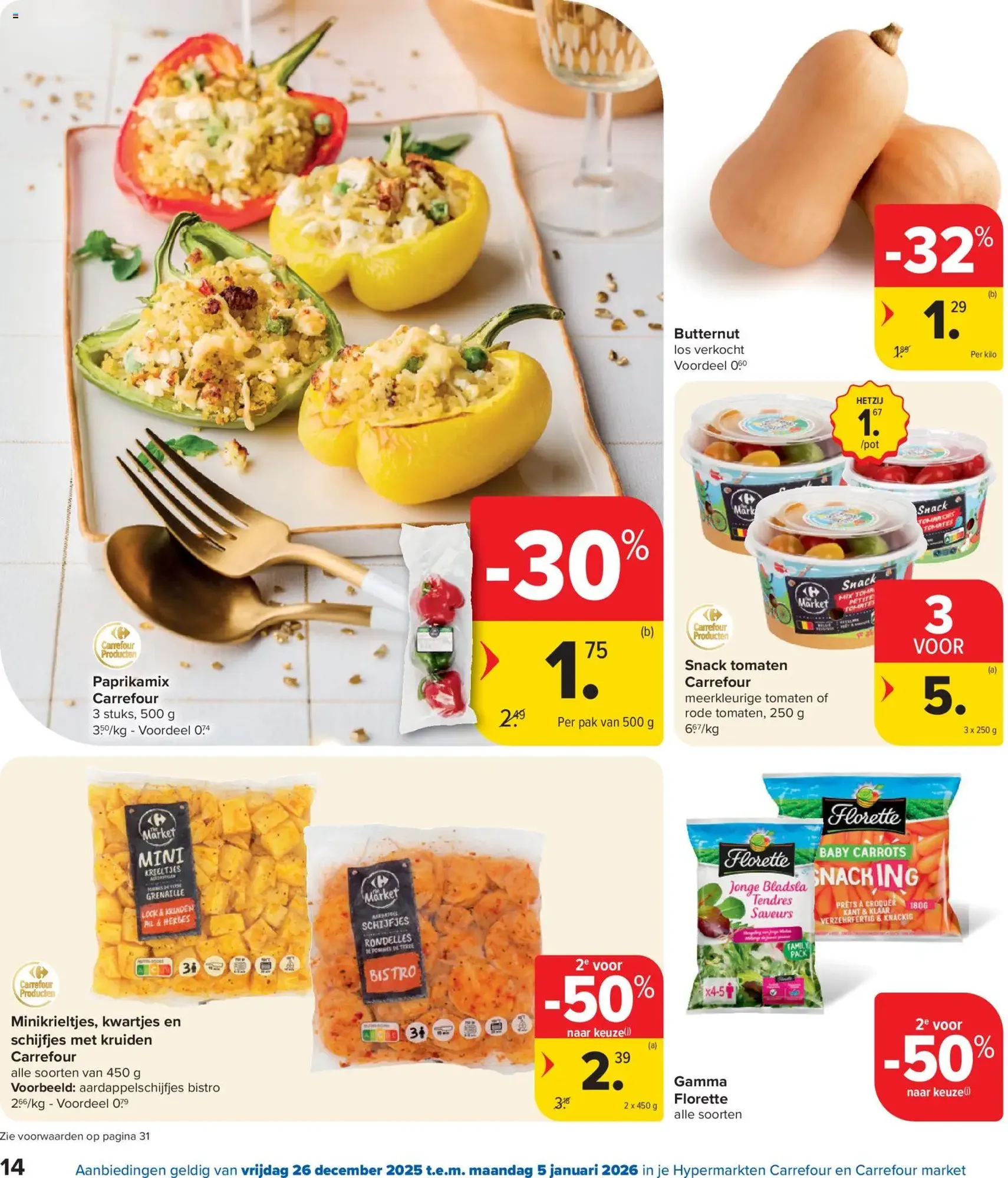 Carrefour folder week 1 - geldige folder vanaf 26/12/2025 pagina 14 van 32